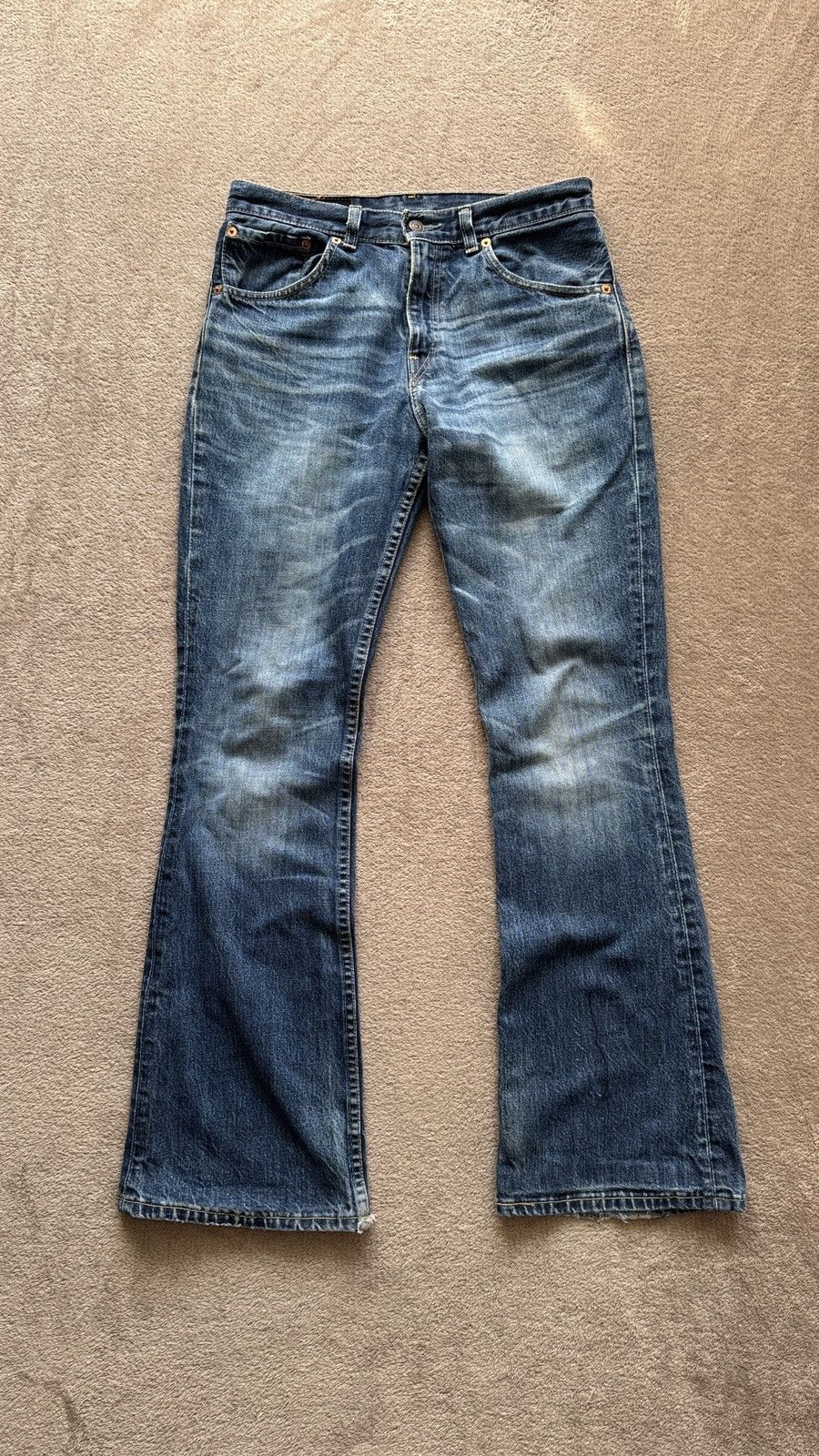 Japanese Brand Flared Crazy Levis Jeans Y2K Mudwash Denim LGB if6was9 vibe Size US 29 - 6 Thumbnail