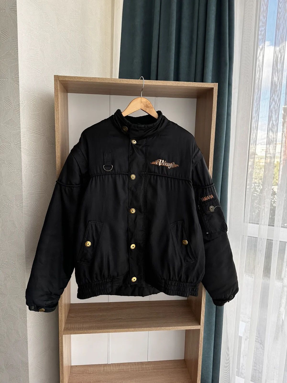 Vintage Yamaha Virago Moto Riding Apparel Bomber M2 Jacket