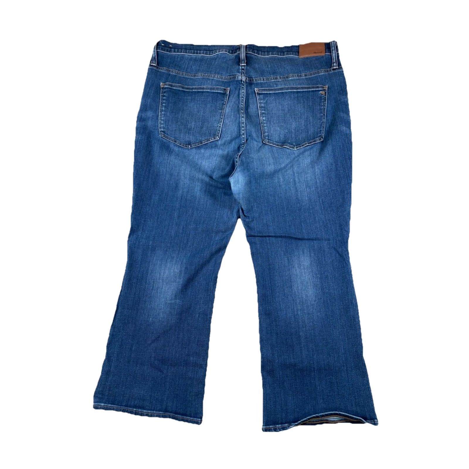 Madewell Madewell Cali Demi-Boot Denim Mid-Rise Jeans 34P Womens Pants Bootcut Blue Denim Size 24" / US 00 / IT 34 - 6 Thumbnail
