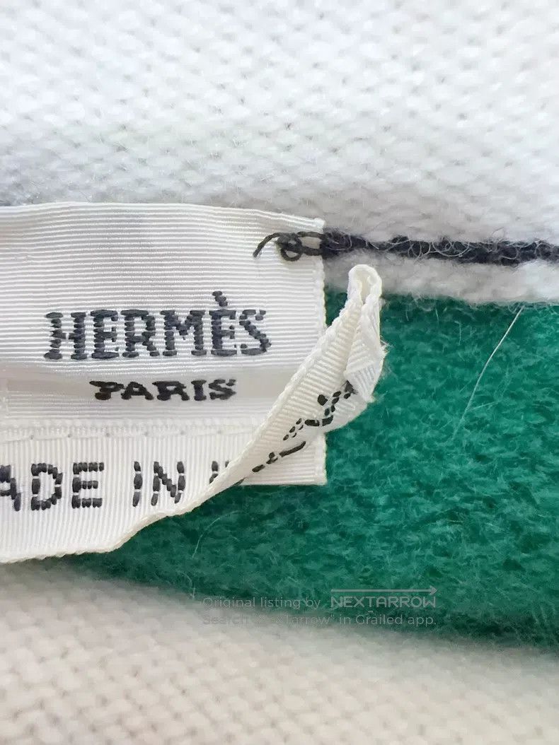 Hermes Hermes Color block sweater Size XXS / US 00 / IT 34 - 4 Thumbnail