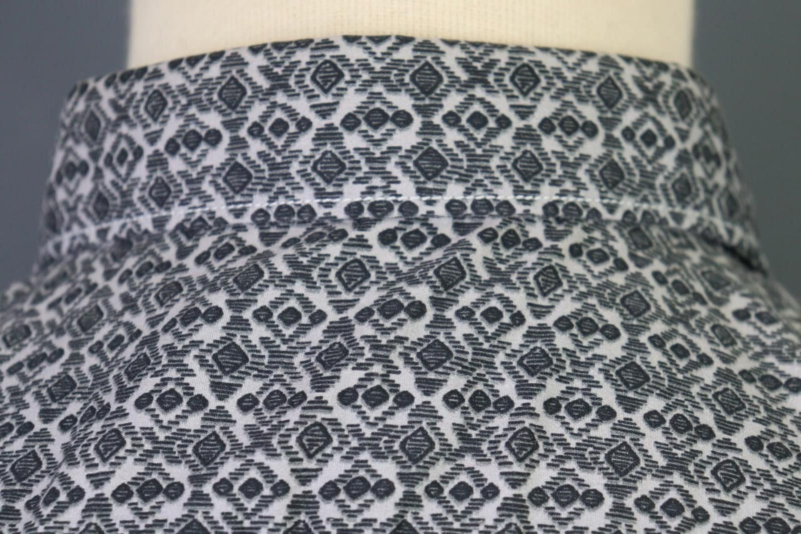 Designer Tintoria Mattei 954 Slim Luxury Printed Shirt Size 40 Size US M / EU 48-50 / 2 - 12 Thumbnail