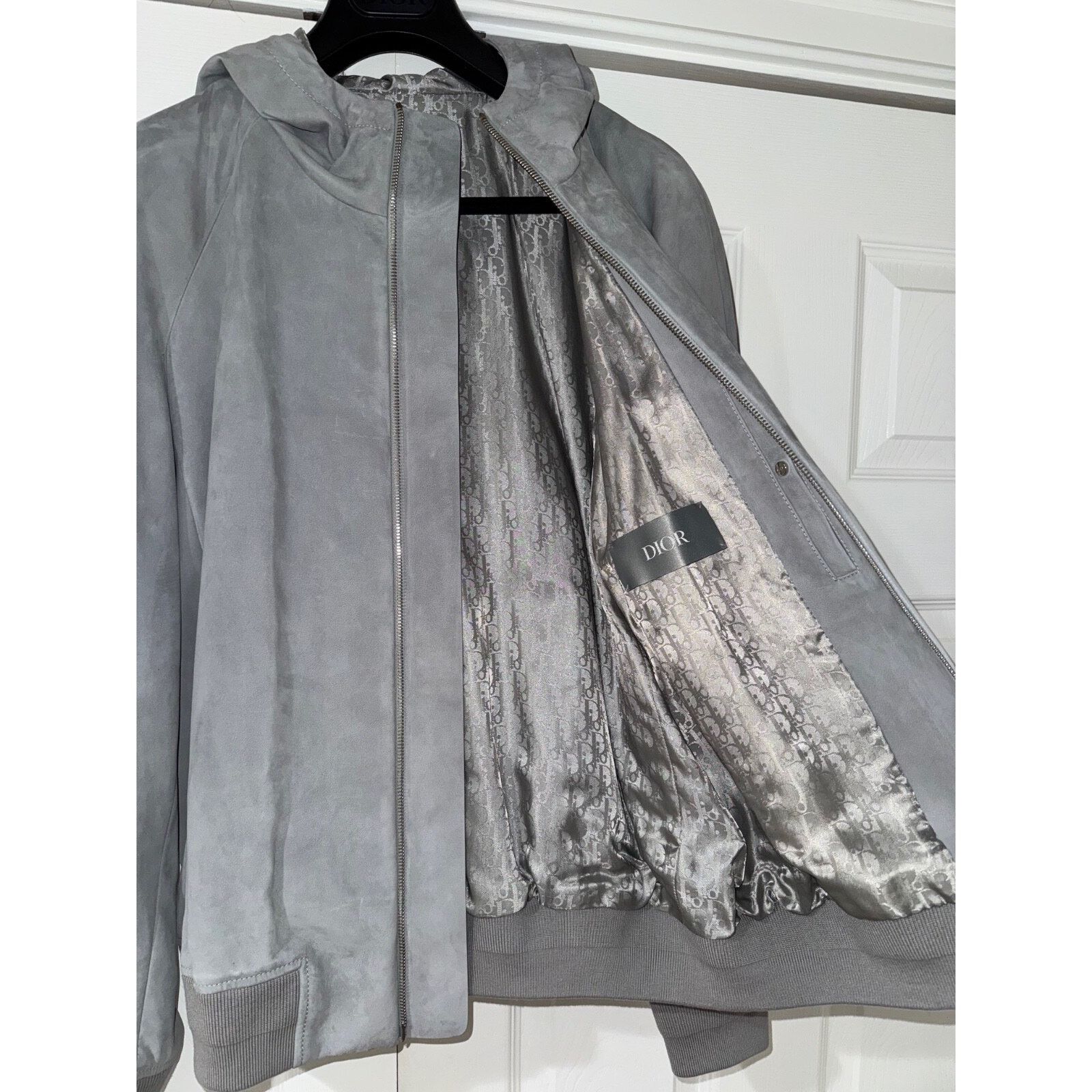Dior Dior Air Leather Hooded Zip Up Zipper Hoodie Jacket 48 Size US M / EU 48-50 / 2 - 12 Thumbnail