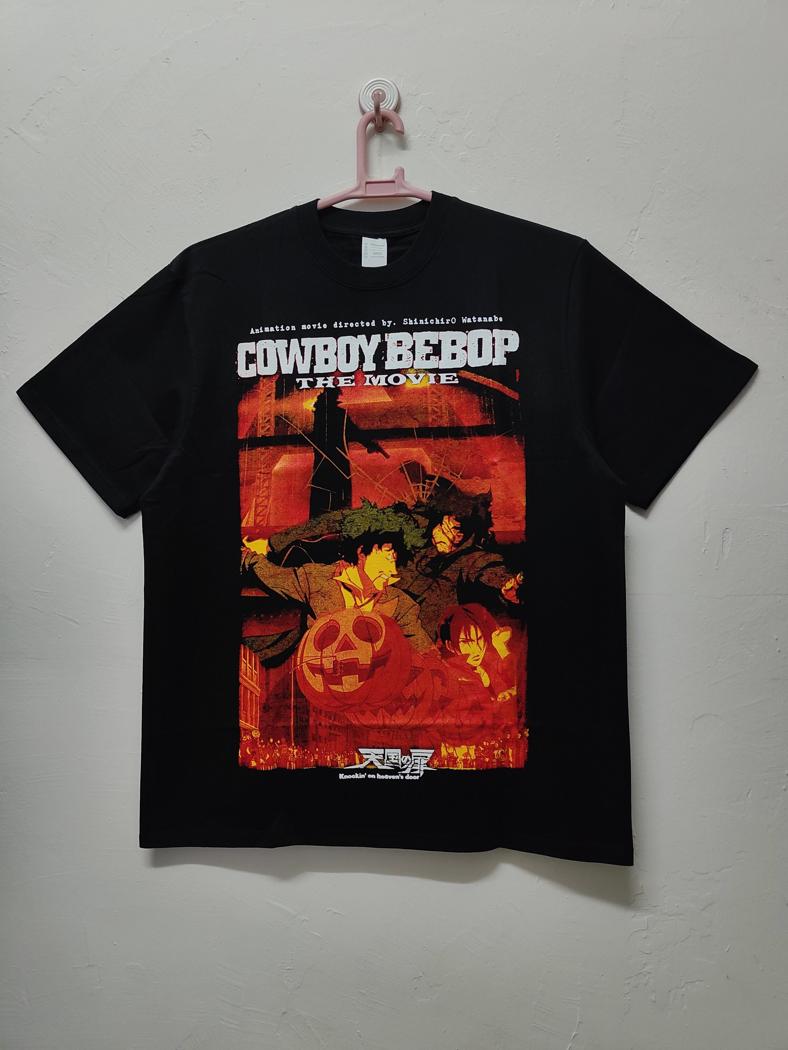 Image of Anima Cowboy Bebop: The Movie (2001) T-Shirt in Black, Men's (Size XL)