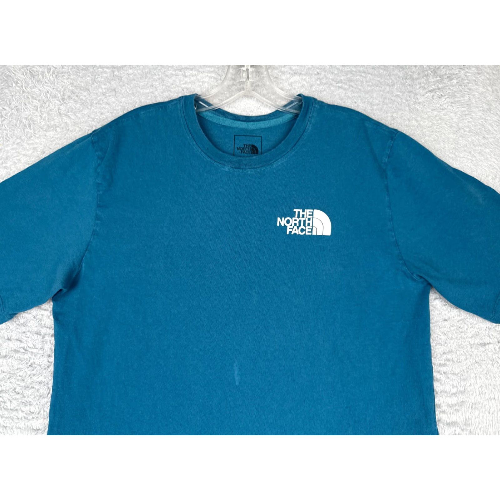 The North Face The North Face Shirt Men Medium Blue Short Sleeve Crew Neck 100% Cotton READ Size US M / EU 48-50 / 2 - 4 Thumbnail