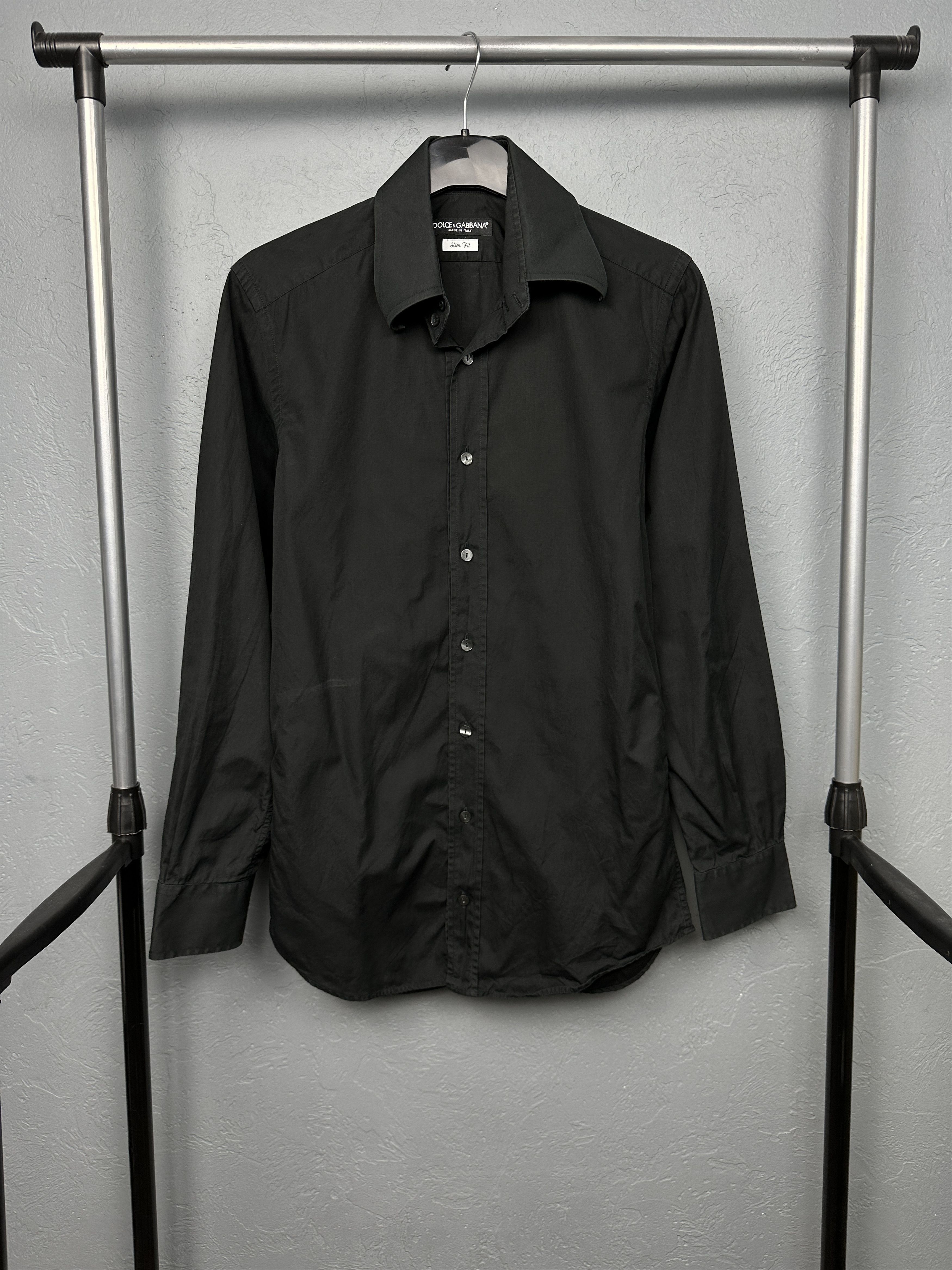 Dolce & Gabbana Dolce & Gabbana Vintage Mens Long Sleeve Shirt Size US S / EU 44-46 / 1 - 1 Thumbnail