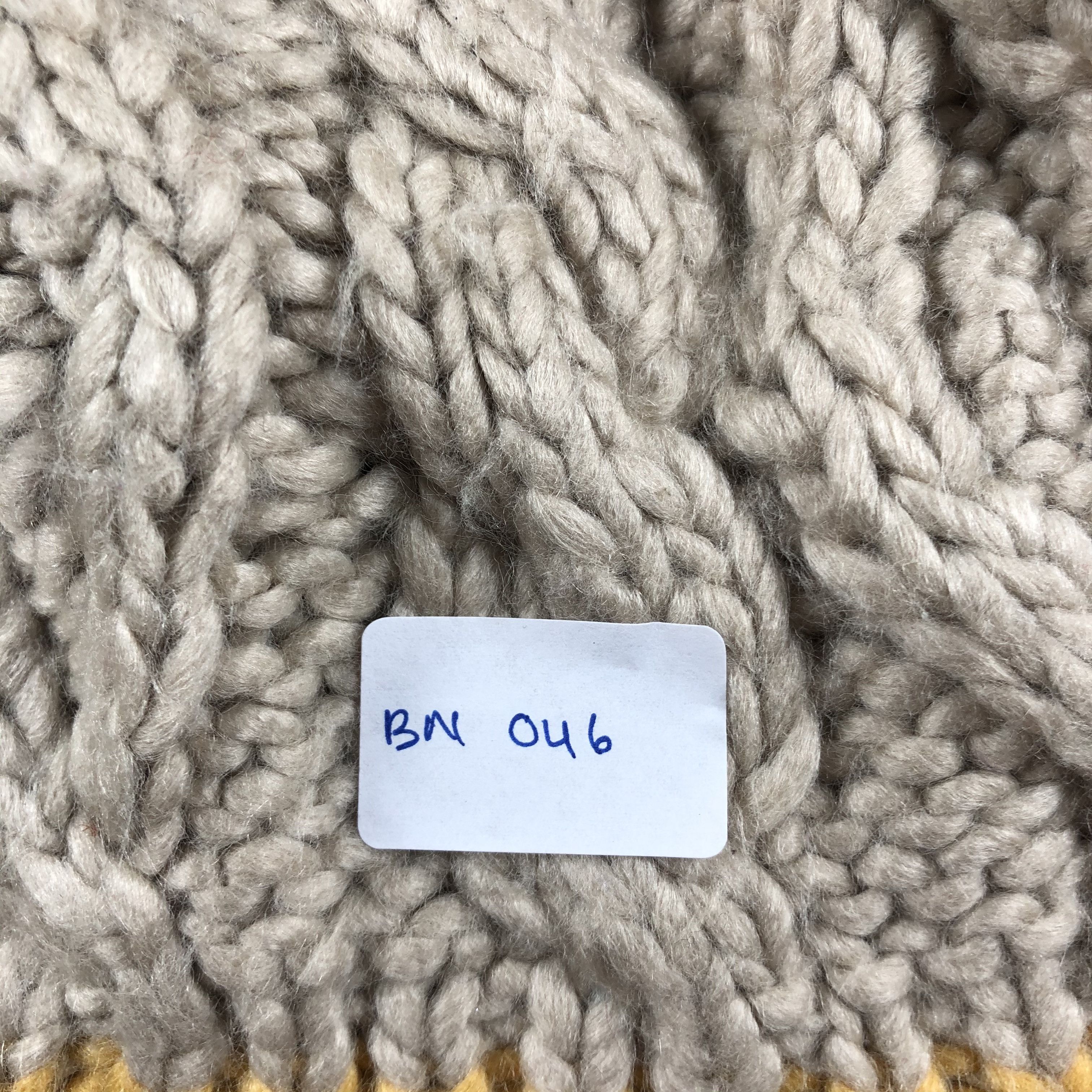 Japanese Brand Aran knit Hat Beanie Size ONE SIZE - 6 Thumbnail