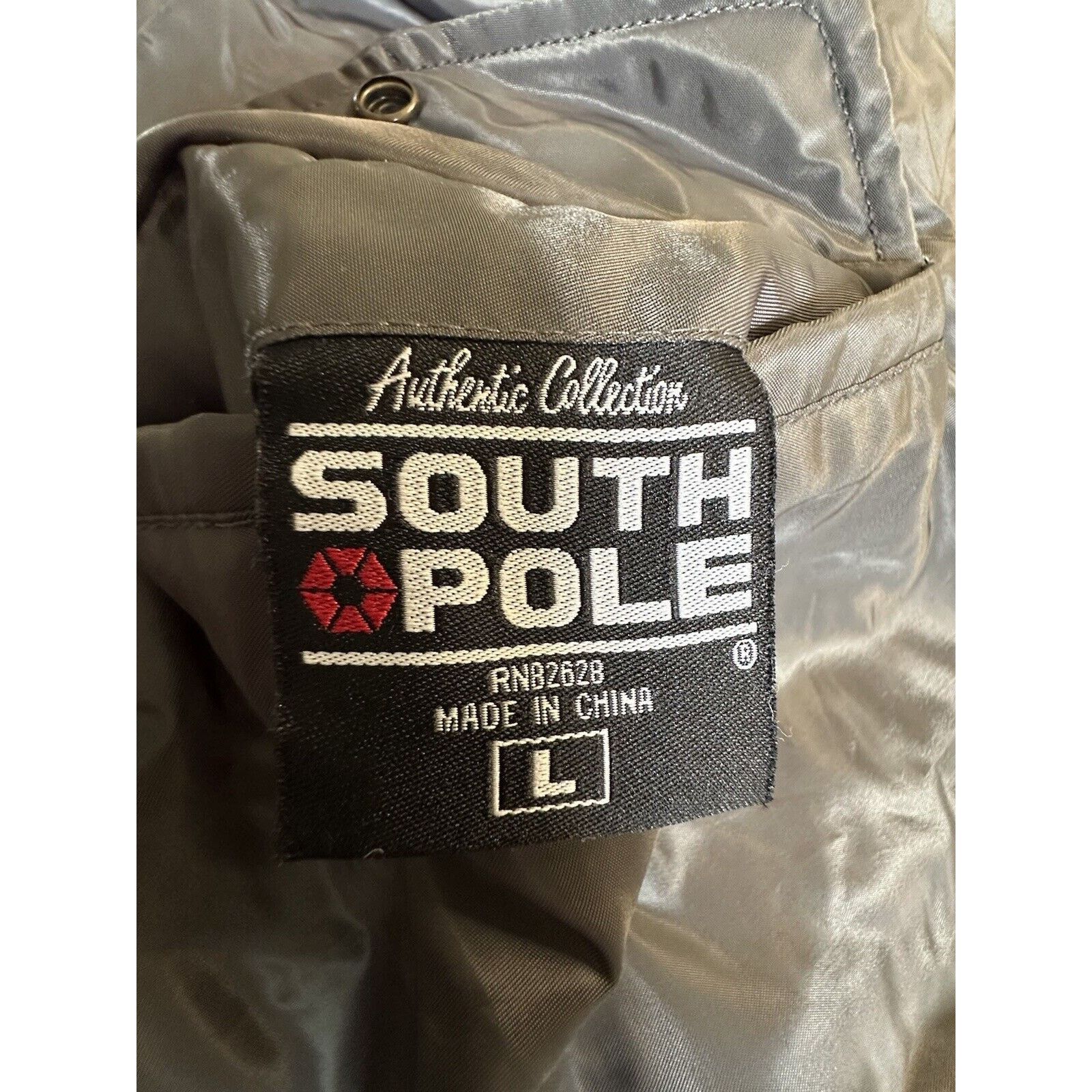 Southpole South Pole Reversable Large Puffer Jacket Quilted Grey/BlK Size US L / EU 52-54 / 3 - 6 Thumbnail