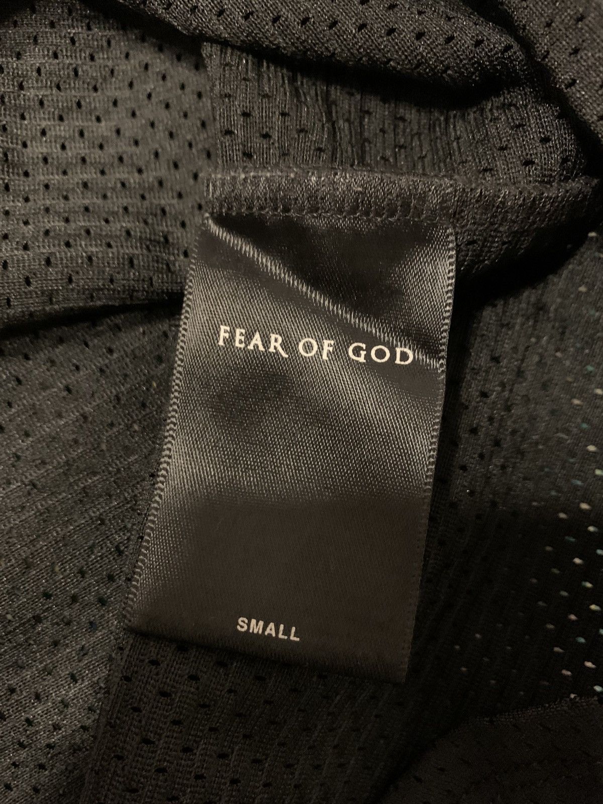 Designer Fear of God 5th Collection Black Mesh Motocross Jersey Size US S / EU 44-46 / 1 - 5 Thumbnail
