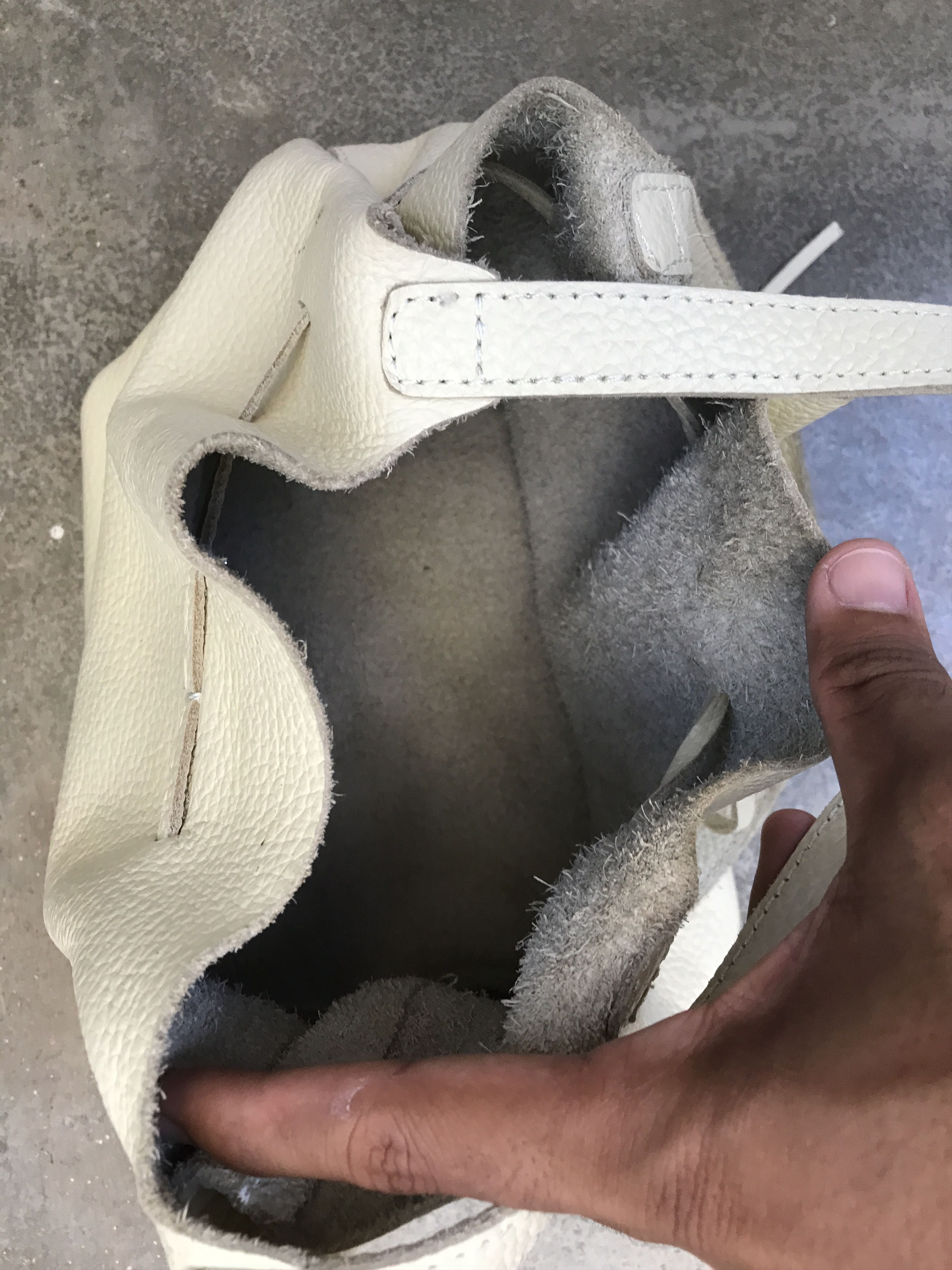 Japanese Brand × Yohji Yamamoto Y'saccs yohji yamamoto leather handcarry bucket bag Size ONE SIZE - 4 Thumbnail