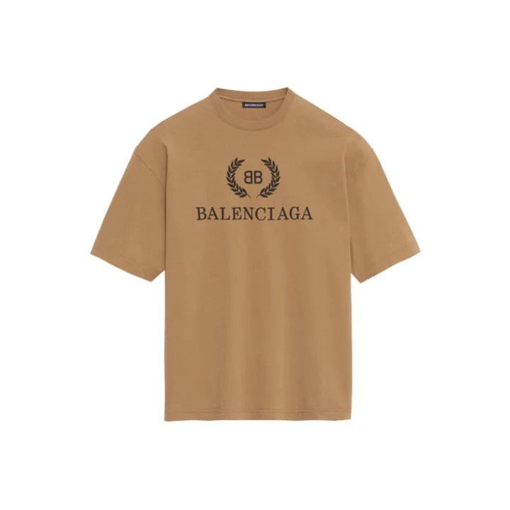 Balenciaga BB Logo Printed Short Sleeve T-shirt