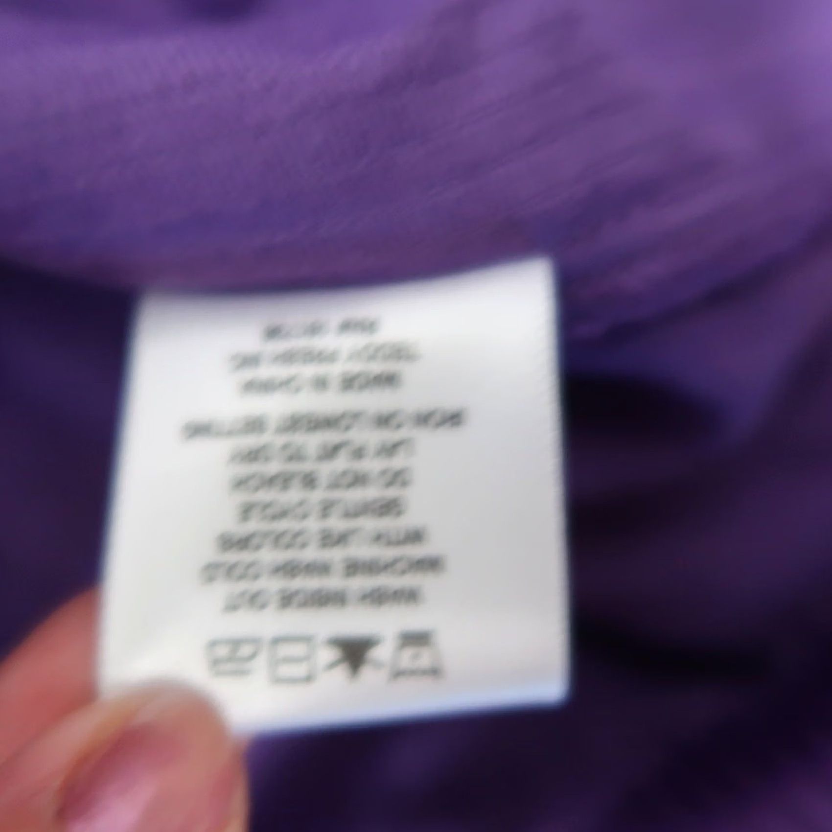Teddy Fresh VINTAGE Teddy Fresh Purple Corduroy Tiered Long Sleeve Mini Dress Small Size S / US 4 / IT 40 - 7 Thumbnail