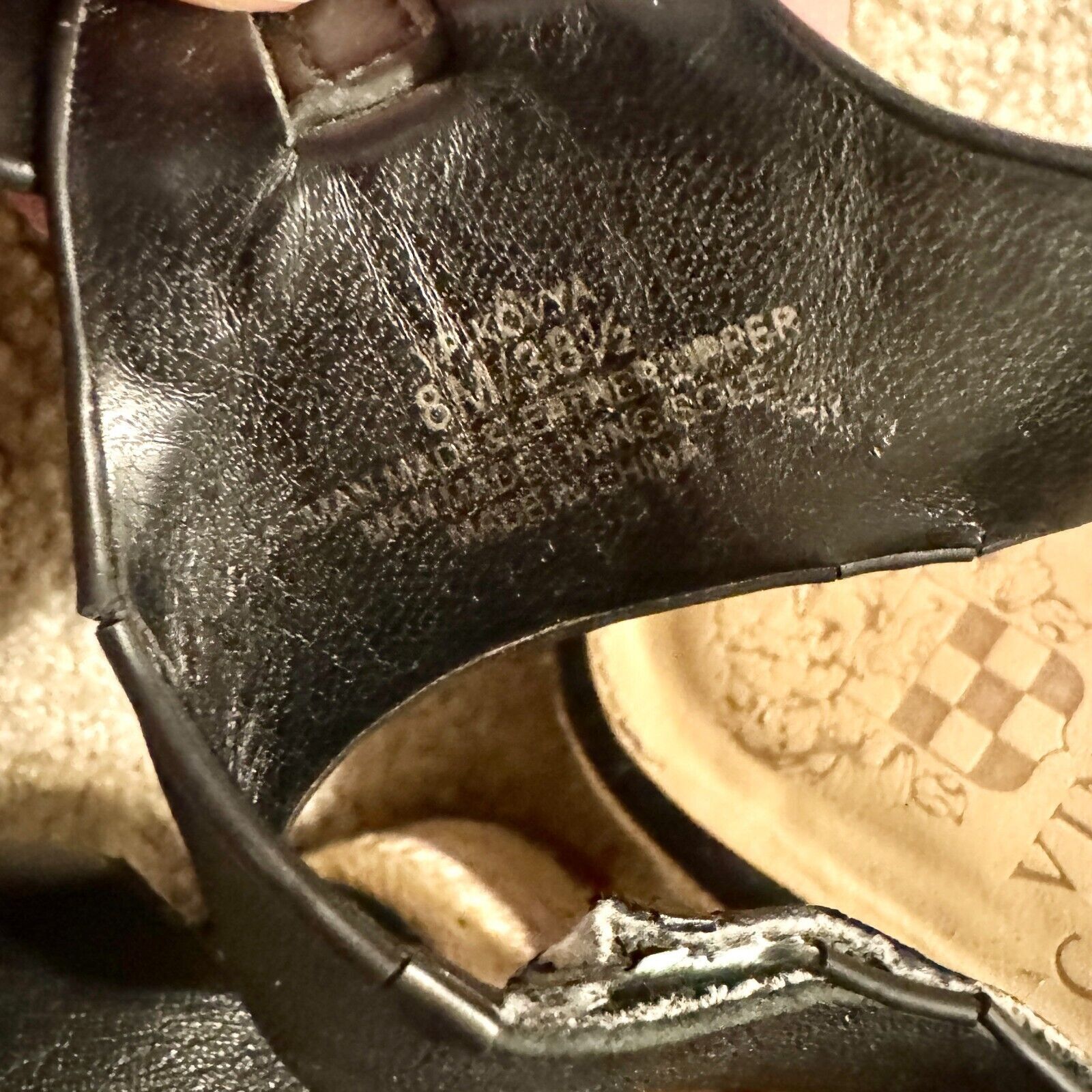 Vince Camuto Vince Camuto 8 Basketweave Espadrille Ankle Strap Platform Size US 8 / IT 38 - 3 Thumbnail
