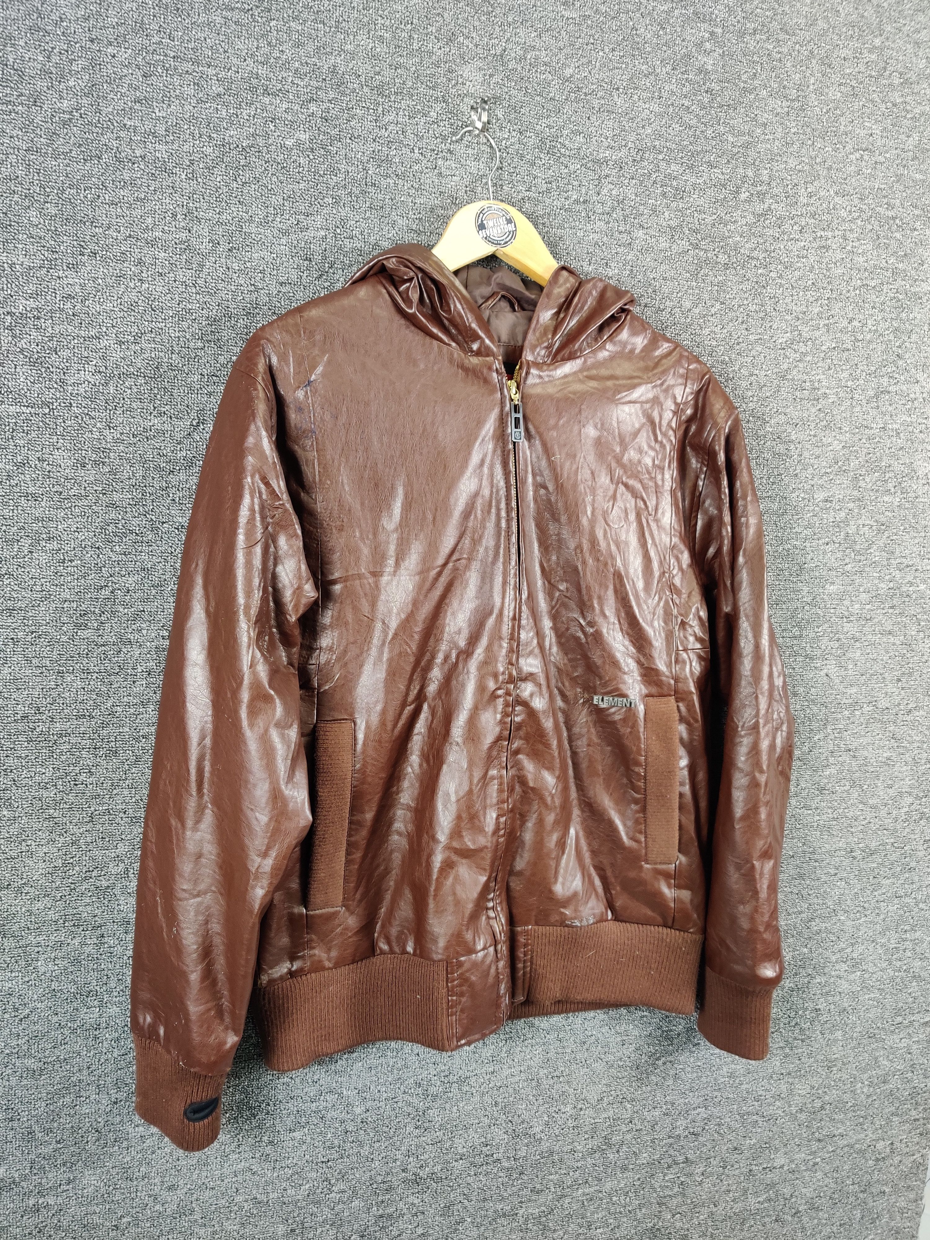 Element Vintage Element Skateboard PVC Bomber Jacket Size US M / EU 48-50 / 2 - 6 Thumbnail