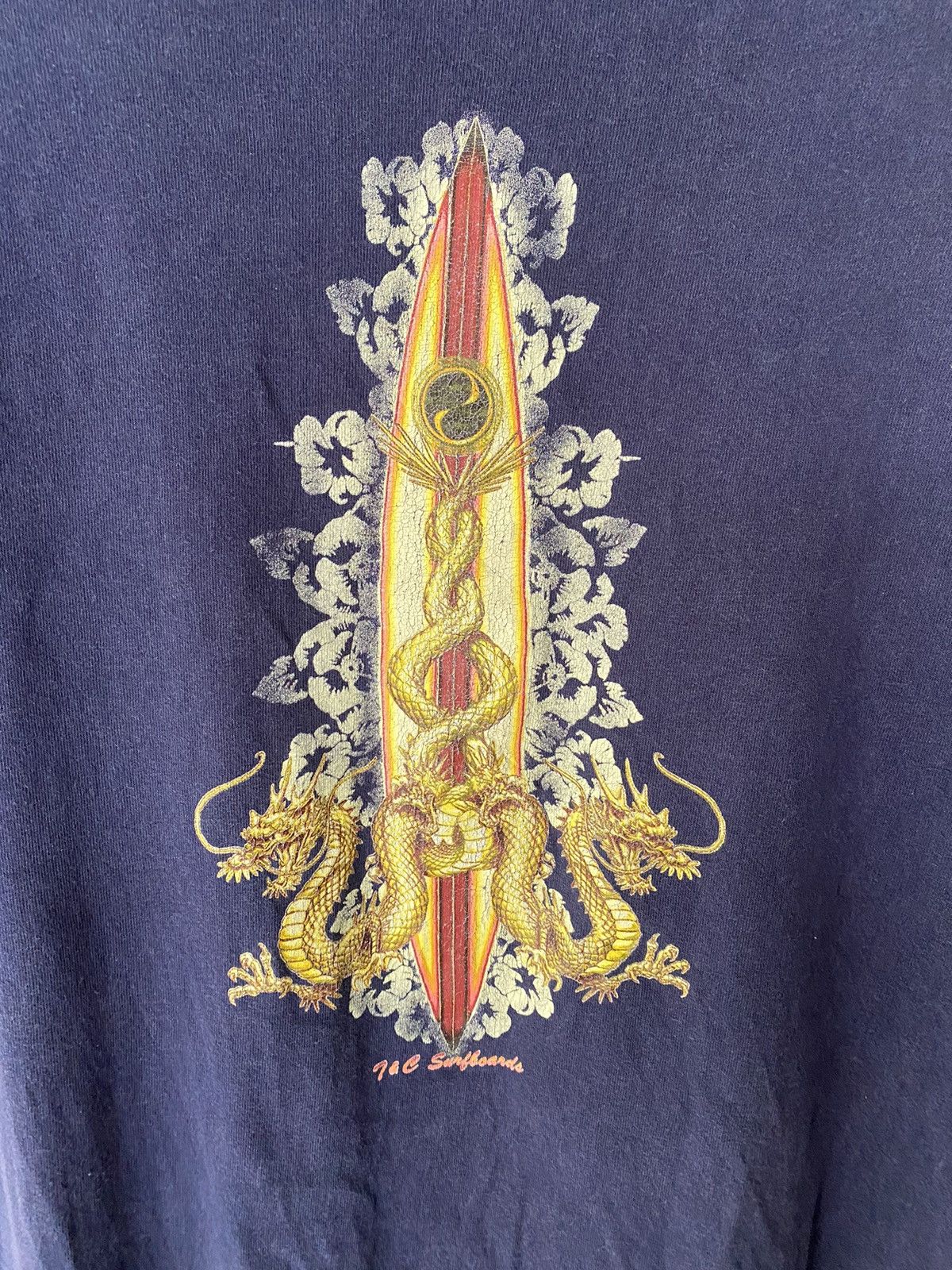 Stussy 1990s T&C double Dragon surf tee Size US L / EU 52-54 / 3 - 3 Thumbnail