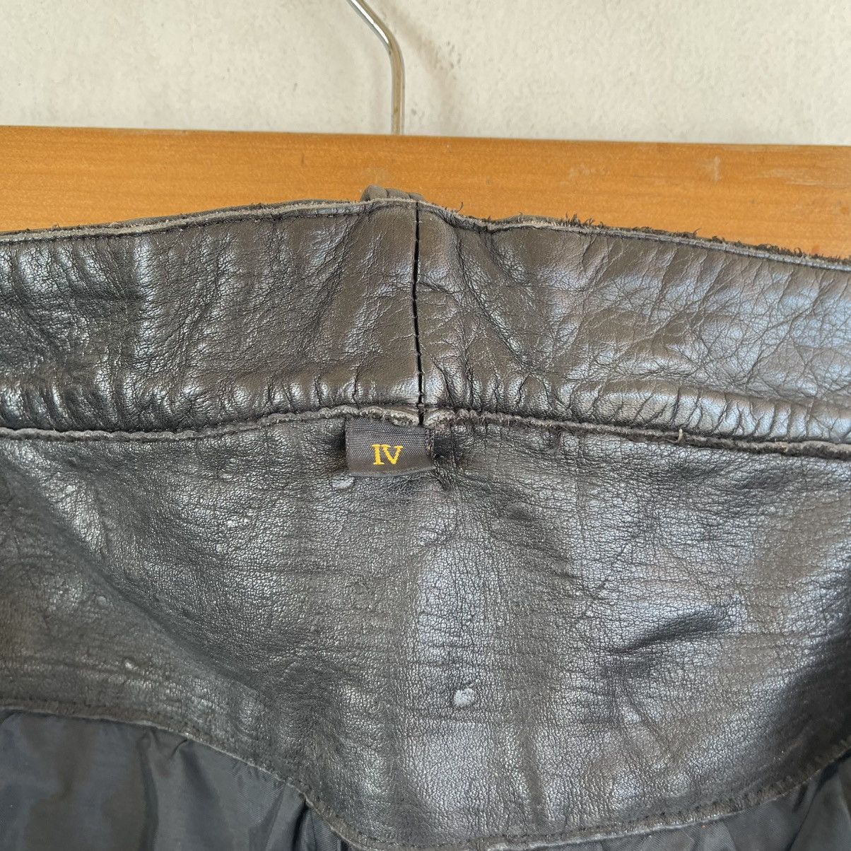 Kadoya B's Leather x Corin Tokyo "Bikers" Side Zip Flare Cowhide Size US 32 / EU 48 - 12 Thumbnail