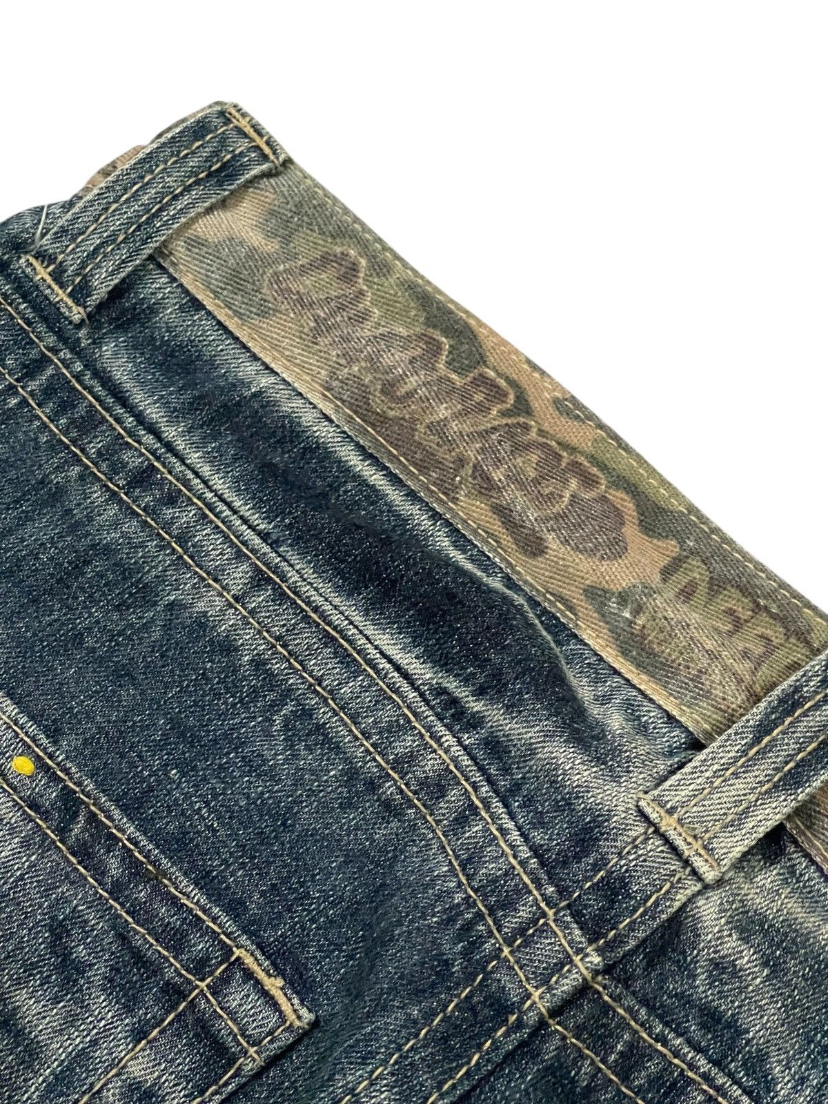Hysteric Glamour Y2K Japan Patchwork Hysteric Distressed Jeans Denim Size US 32 / EU 48 - 16 Thumbnail