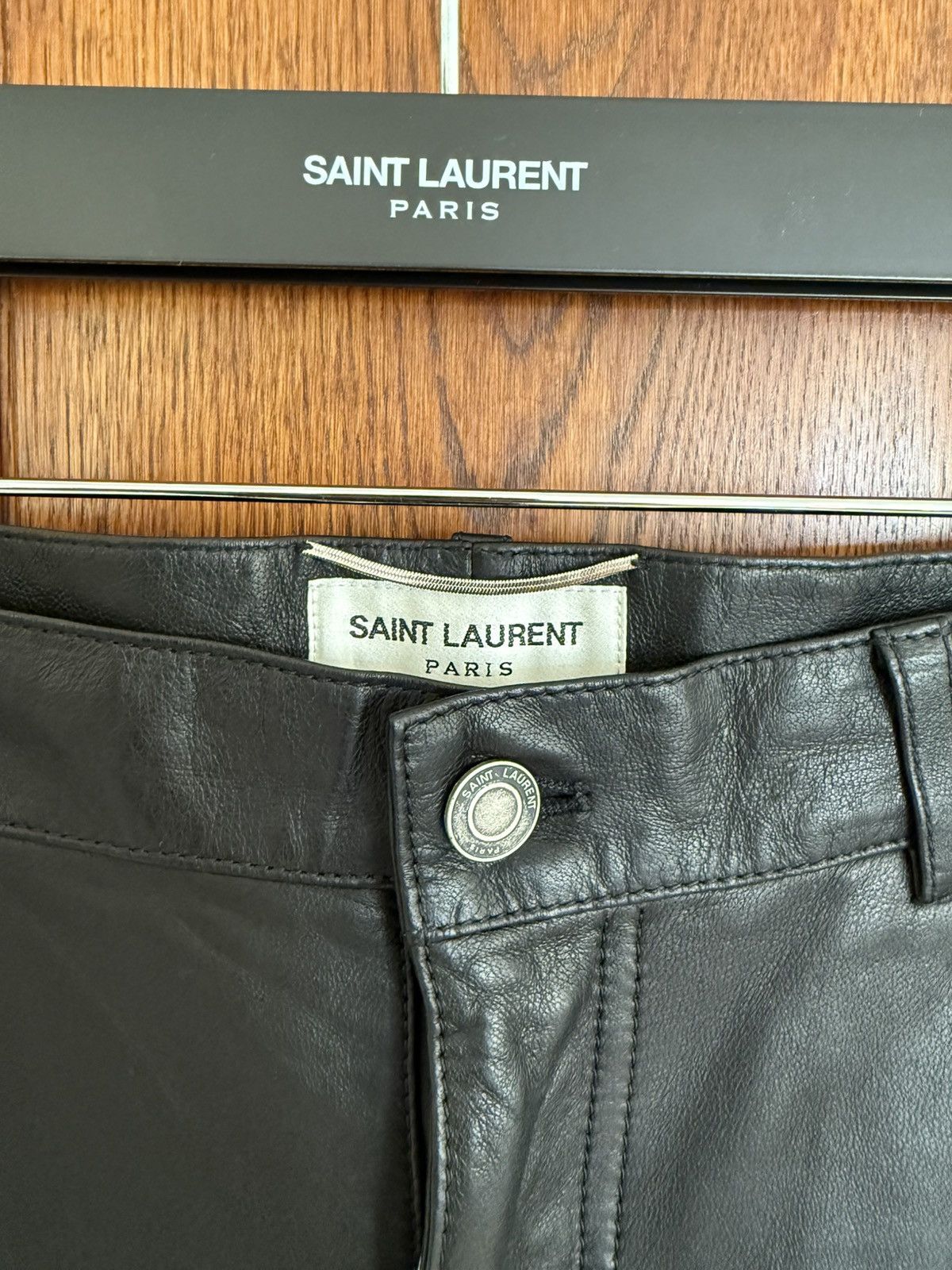 Saint Laurent Paris $3290 SS20 Saint Laurent leather pants jeans 52 Grail Size US 36 / EU 52 - 19 Thumbnail
