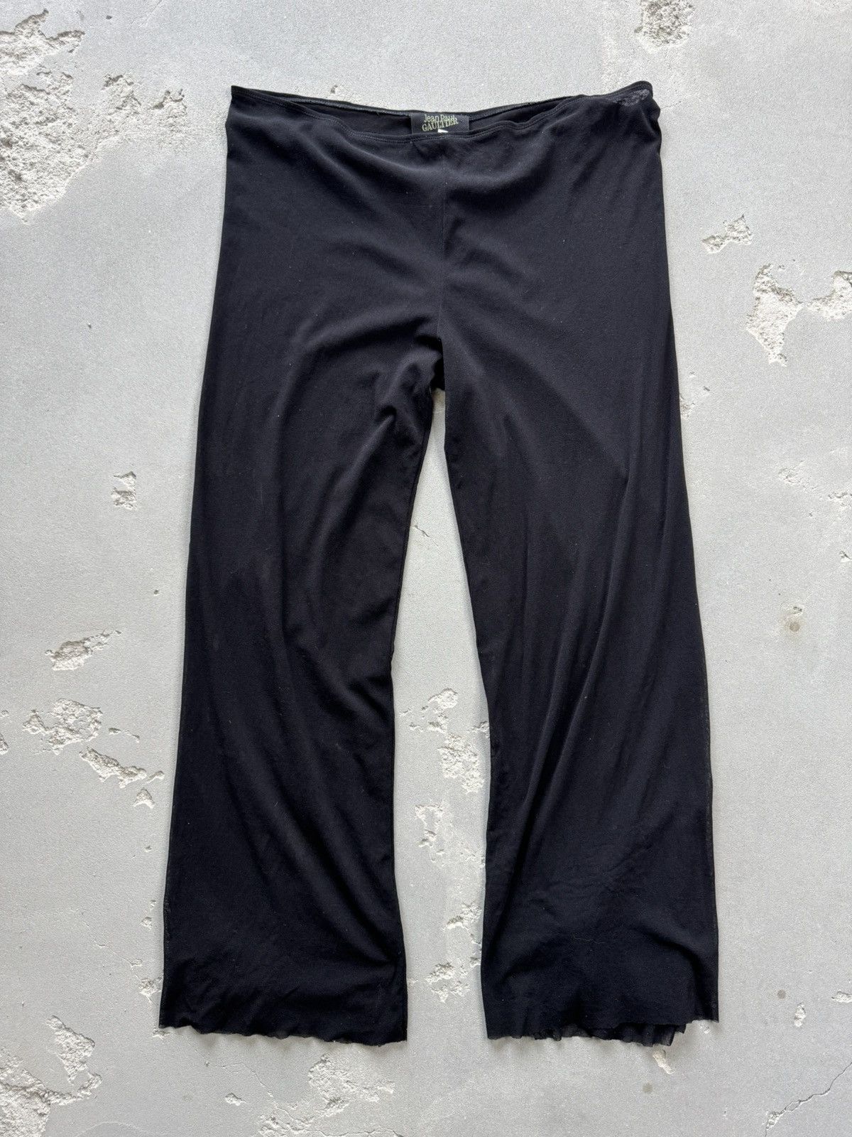 Jean Paul Gaultier × Vintage Jean Paul Gaultier Femme Wool Flared Pants Size 28" / US 6 / IT 42 - 3 Thumbnail