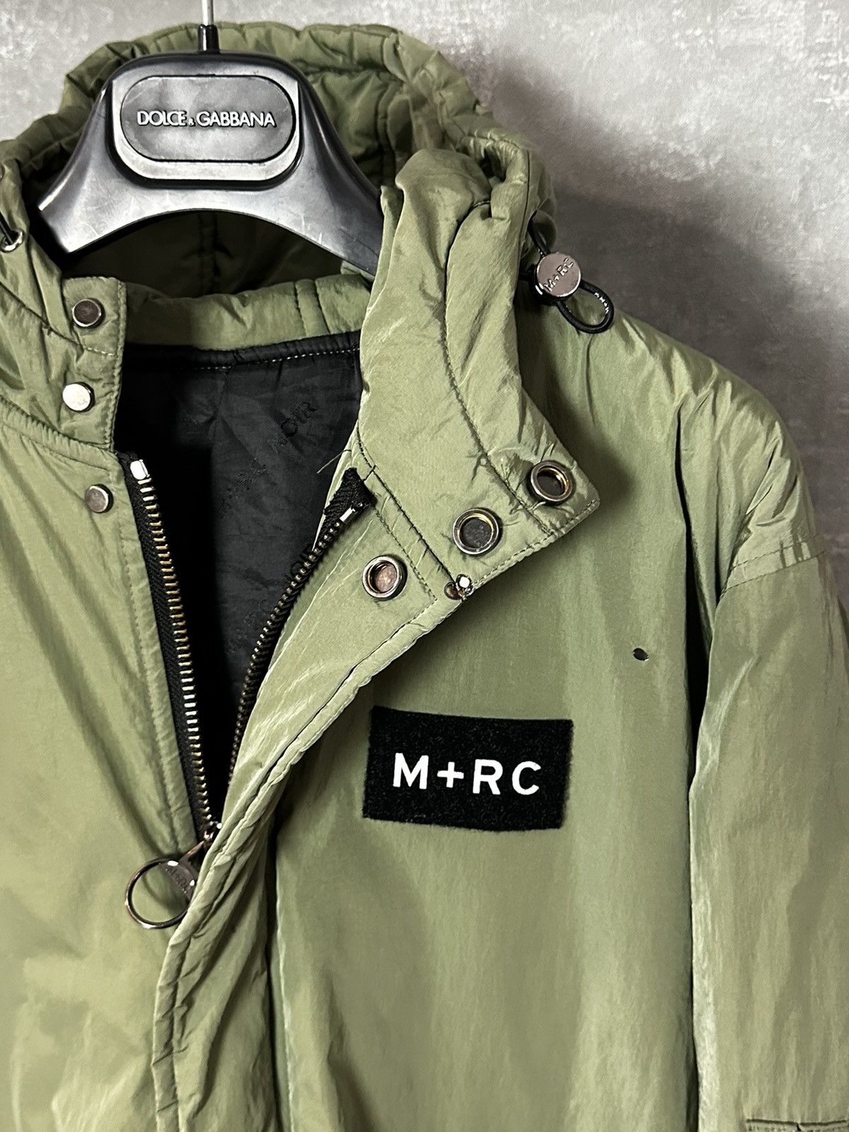 M+Rc Noir M+RC Noir Green Full Zip Insulated Big Logo Hooded Jacket Size US M / EU 48-50 / 2 - 4 Thumbnail