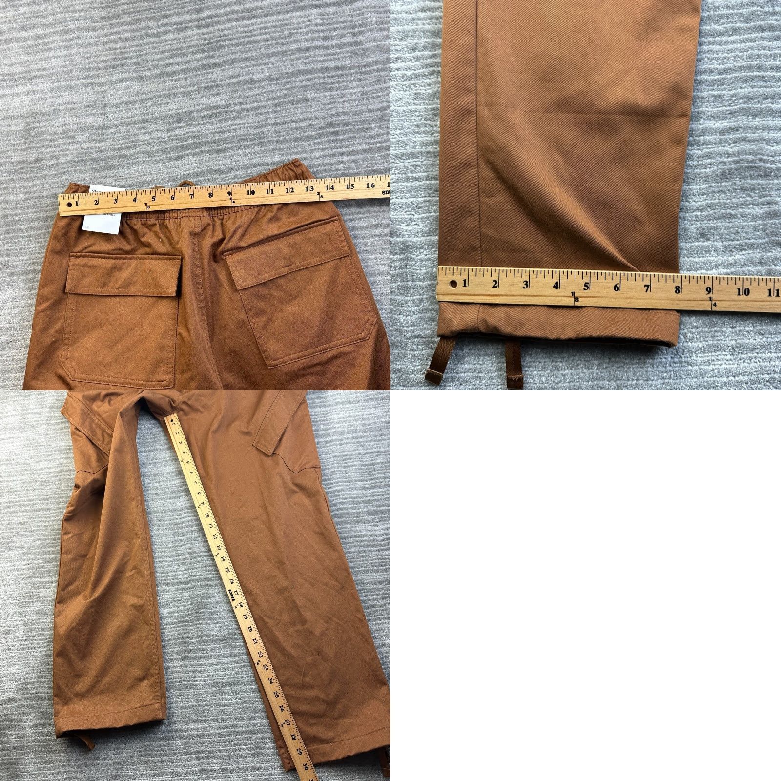 Jordan Brand Jordan Cargo Pants Small Brown Essentials Chicago Nike Air Mens Size US 29 - 8 Thumbnail