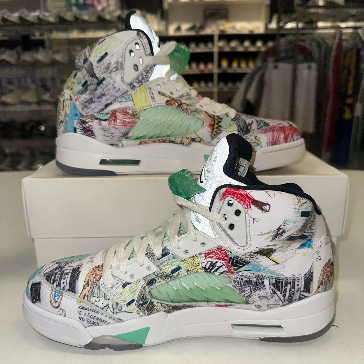 Jordan Brand × Nike Size 8 - Jordan 5 Retro Wings 2018 - AV2405-900 Size US 8 / EU 41 - 2 Thumbnail