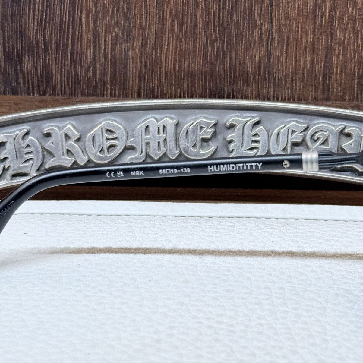 Chrome Hearts Chrome Hearts HUMIDITITTY 1/1 ‘Dark Triad’ Sunglasses Size ONE SIZE - 8 Thumbnail