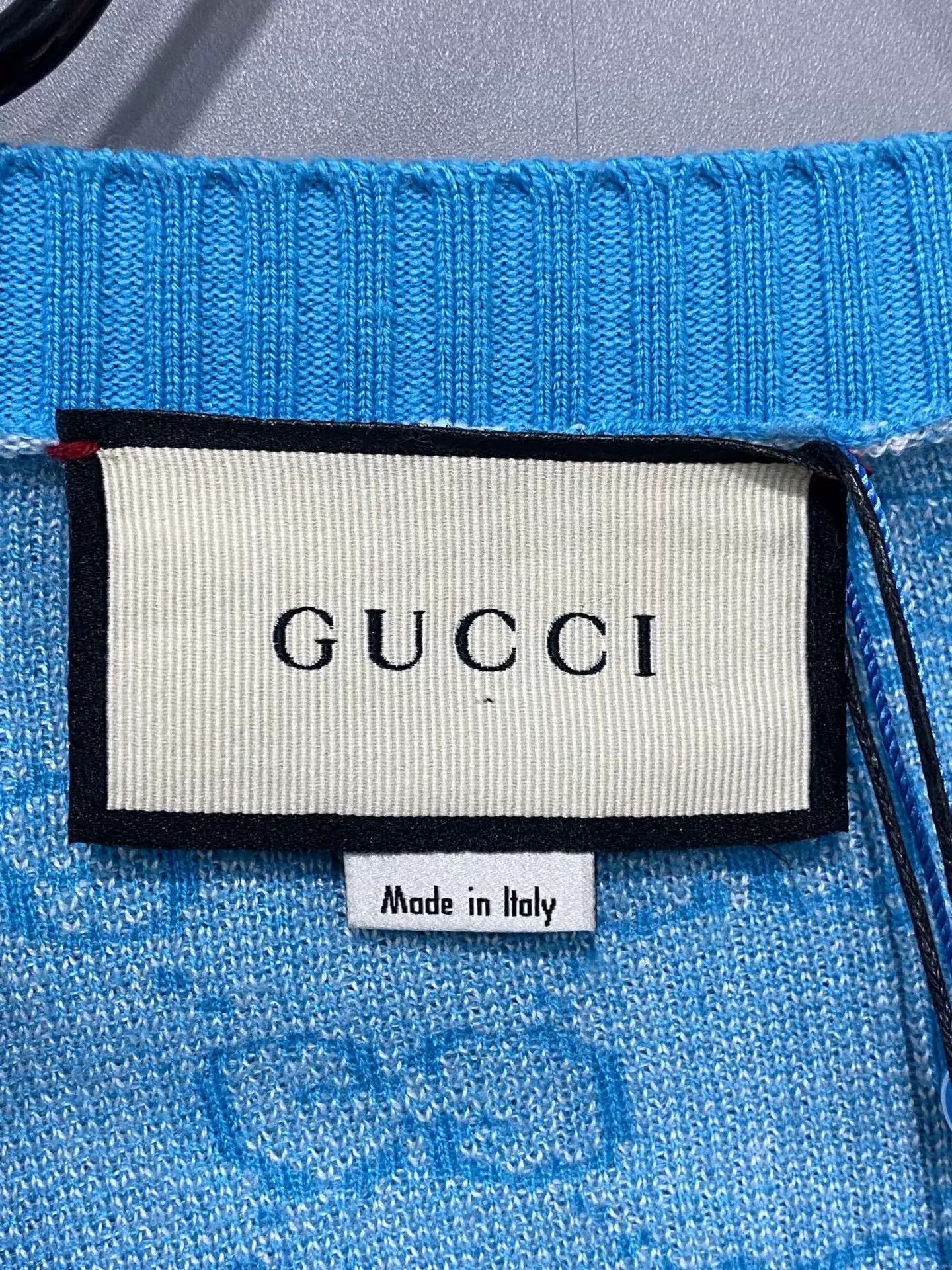 Gucci GUCCI sky blue gold button cardigan L Size L / US 10 / IT 46 - 5 Thumbnail