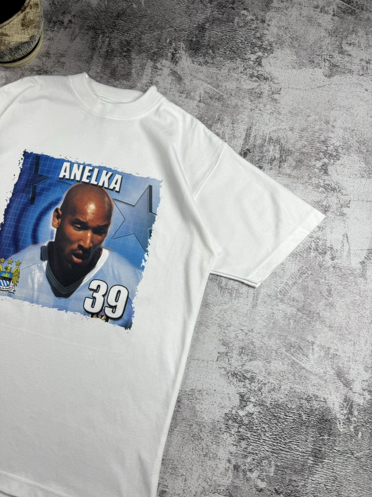 Other Vintage 90S Manchester City Anelka 39 2002/2005 Merch T Shirt Size US M / EU 48-50 / 2 - 6 Thumbnail
