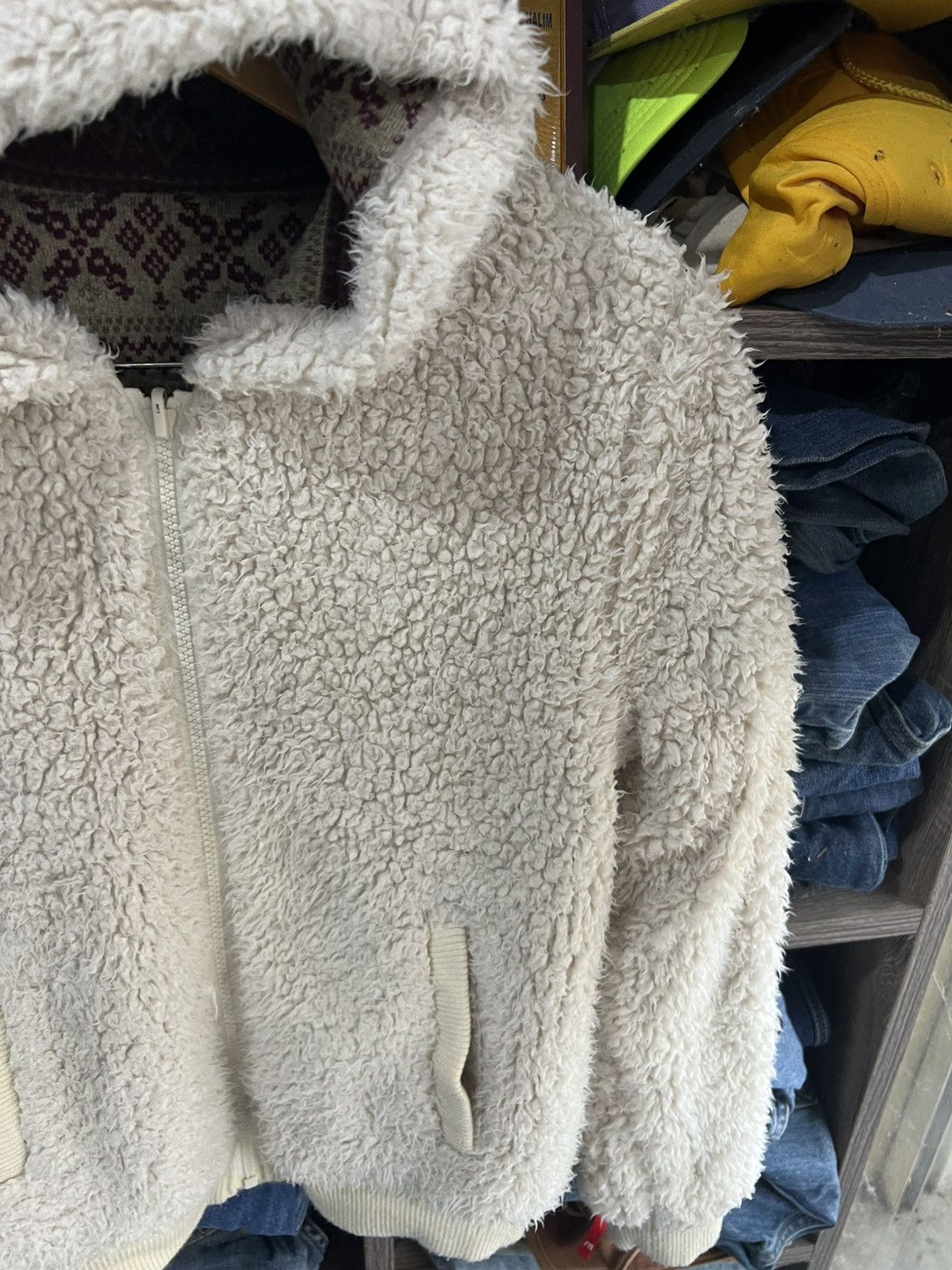 Japanese Brand 🔥Rare Back Number Native Reversible Sherpa Jacket Size S / US 4 / IT 40 - 7 Thumbnail