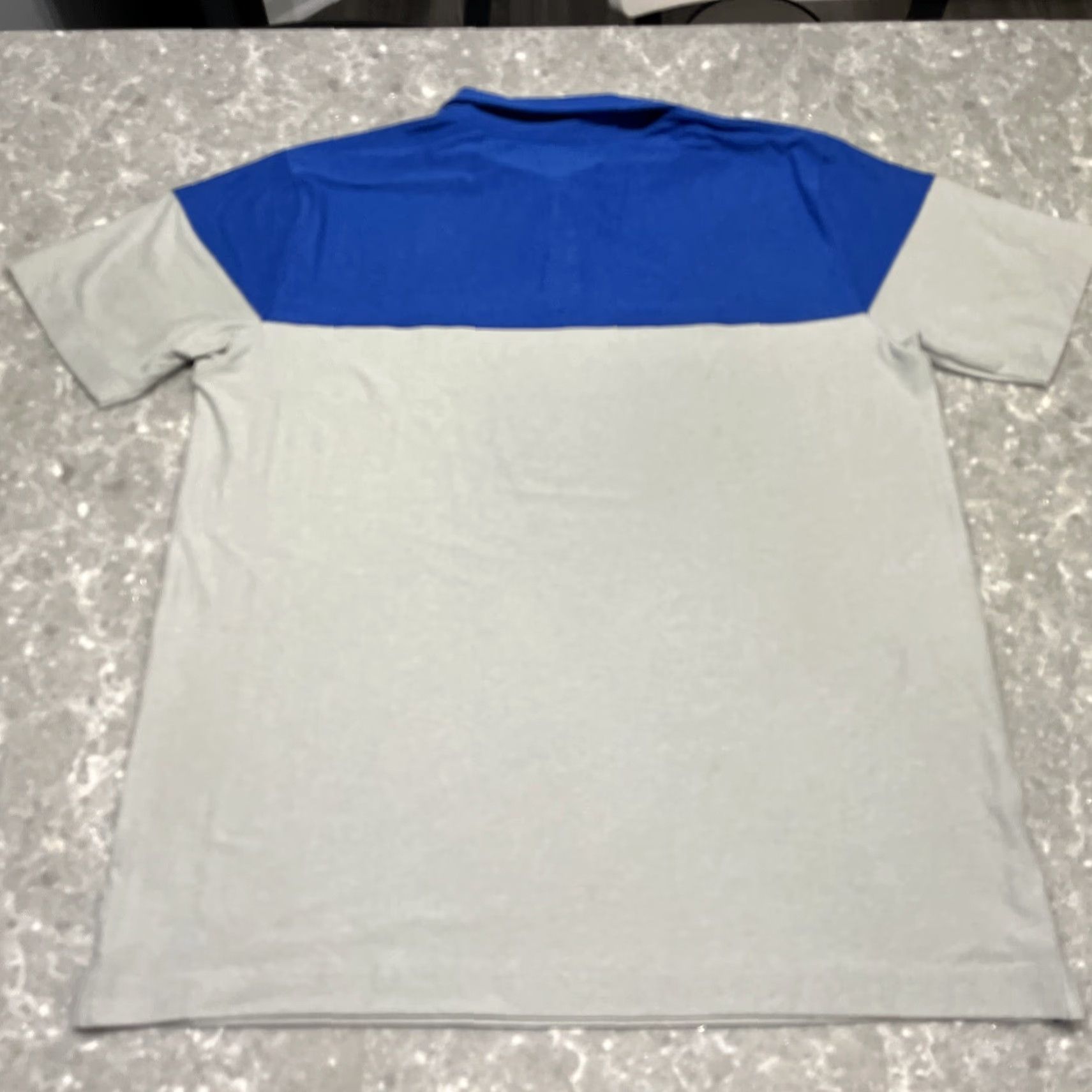 Vintage VINTAGE Colosseum Boise State Polo Shirt Mens Size L Blue Cotton Microfiber Short Sleeve Round Neck Classic Regular Rare Salesman Sample Size US L / EU 52-54 / 3 - 7 Thumbnail