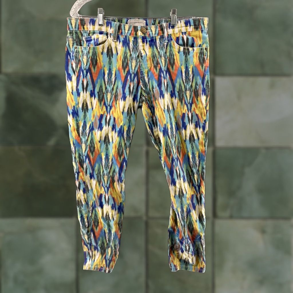 Elliott The Stiletto Jeans Womens 32 Abstract USA