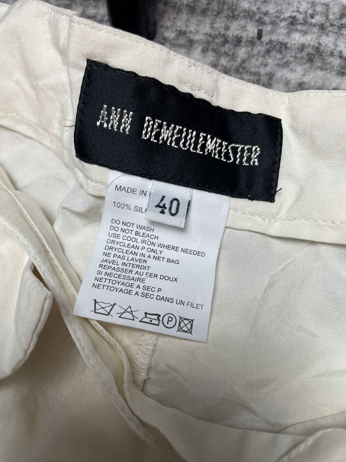Ann Demeulemeester Ann Demeulemeester Silk Cargo Bondage Pants Size US 32 / EU 48 - 12 Thumbnail