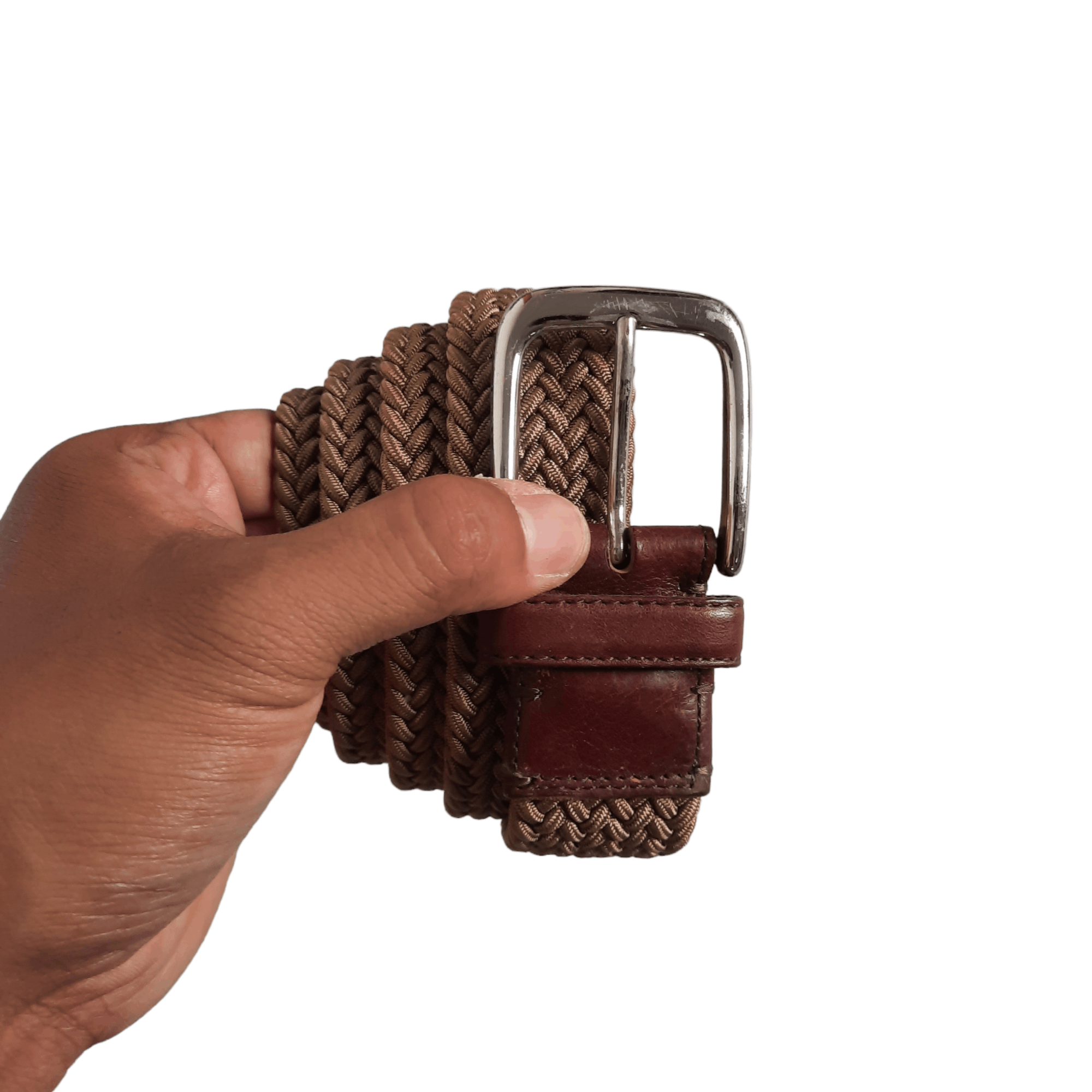 🔥Papas wide mesh leather/canvas belt