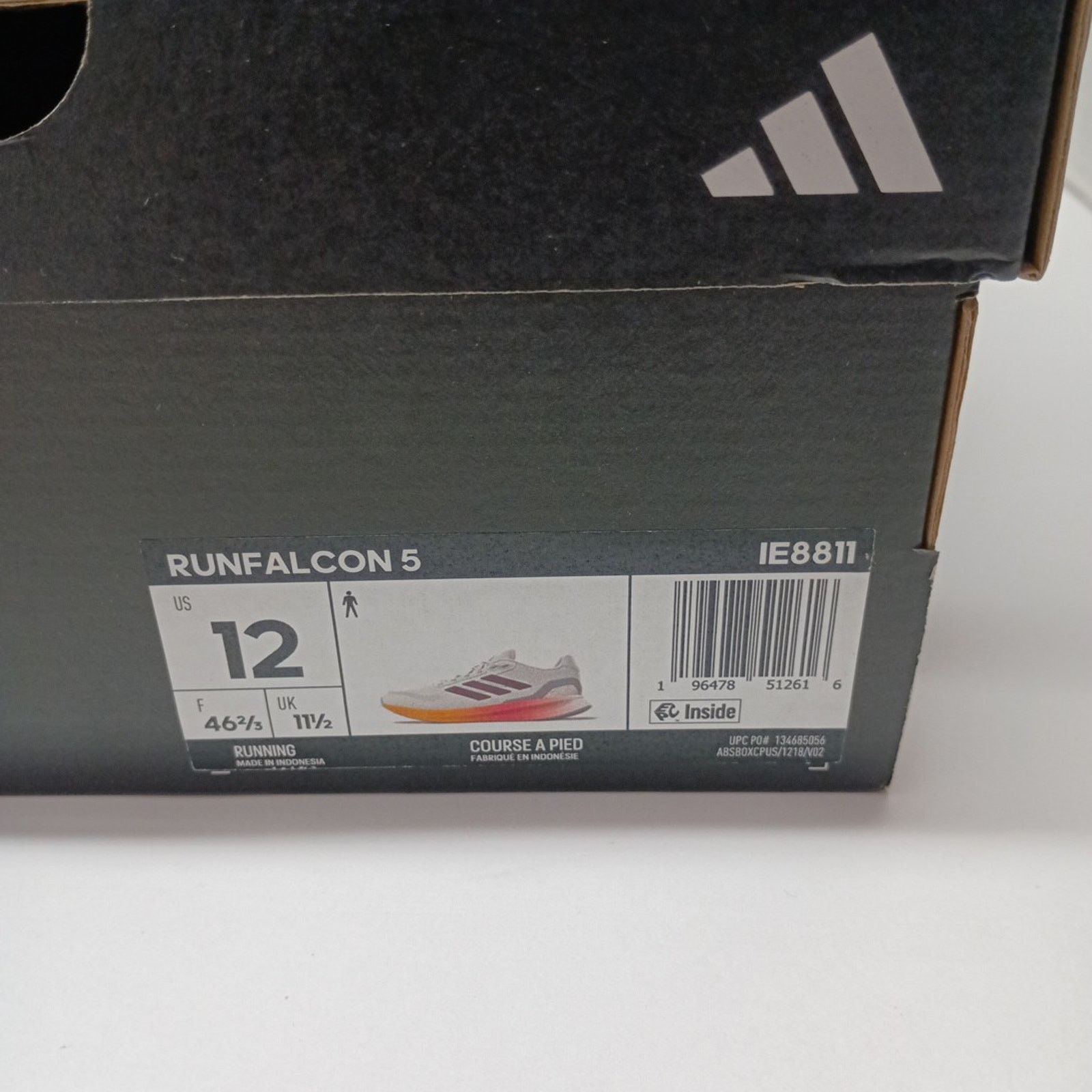 Adidas Adidas Run Falcon 5 Men's Size 12 Course A Pied IE8811 Size US 12 / EU 45 - 7 Thumbnail