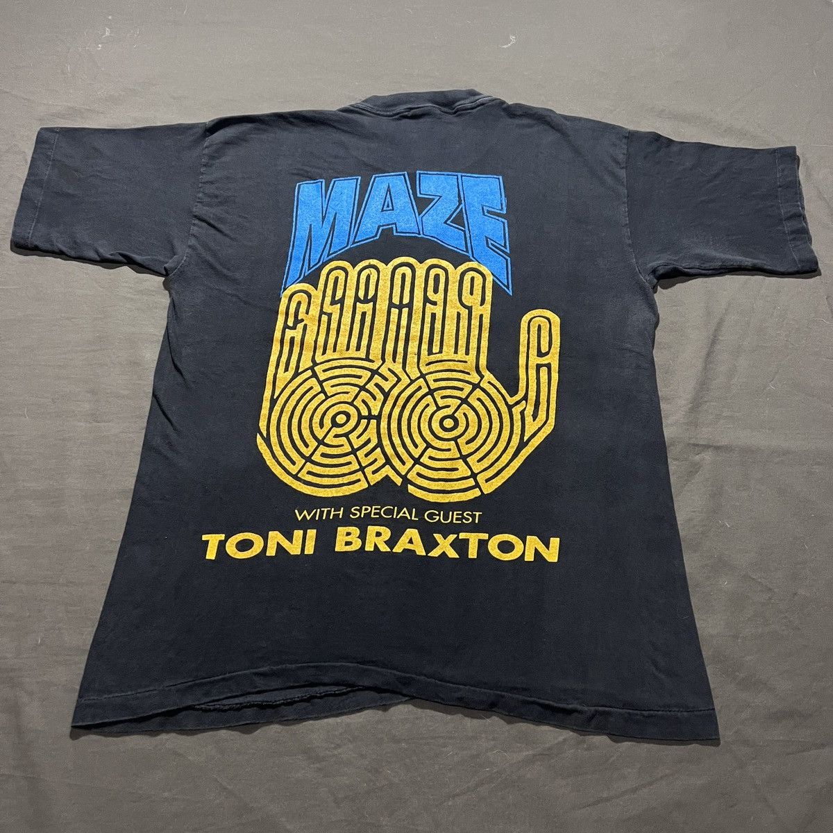 Rap Tees VTG 90s Maze Frankie Beverly Toni Braxton Tour R&B Soul Funk Size US L / EU 52-54 / 3 - 8 Thumbnail