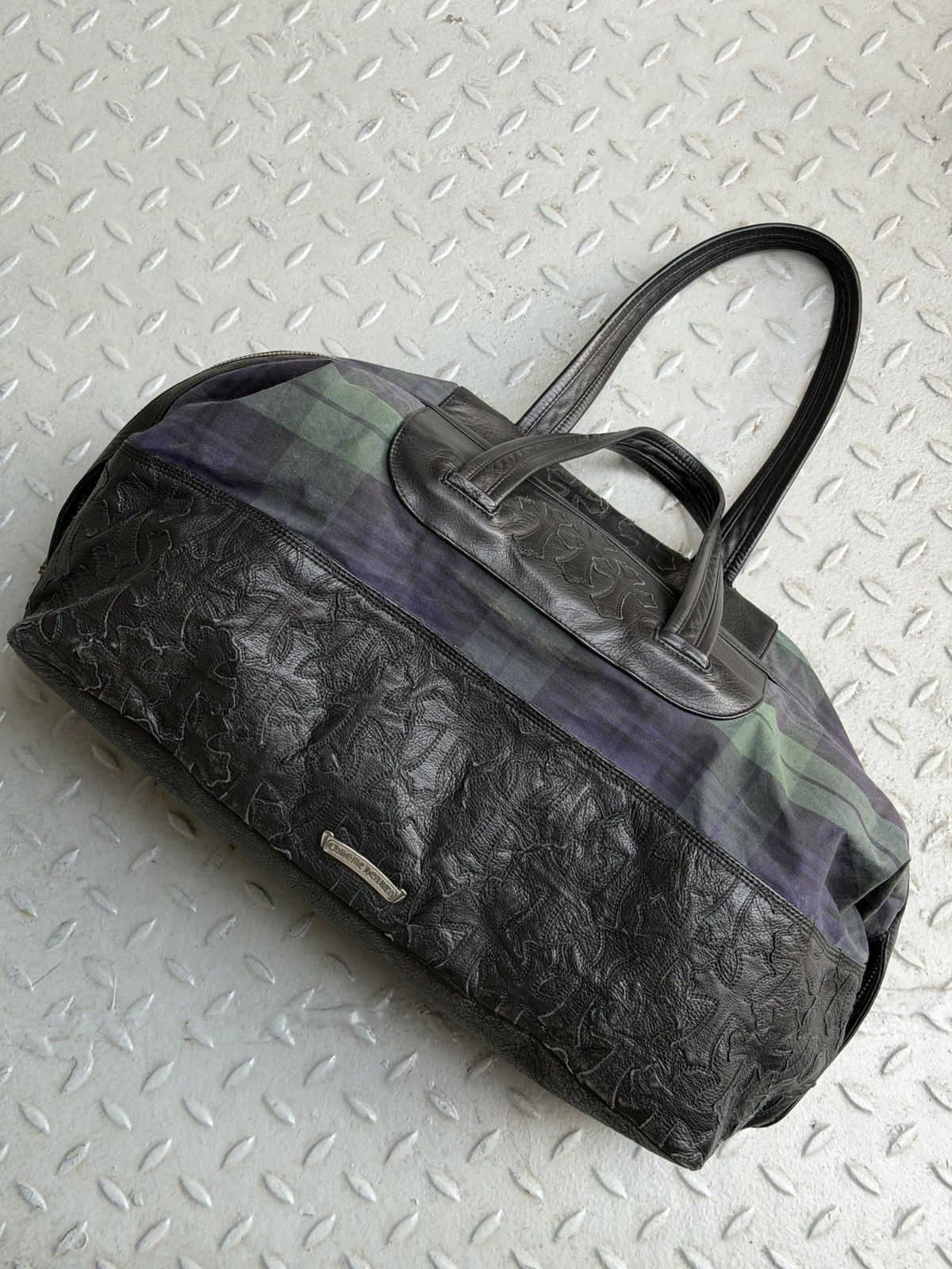Chrome Hearts Chrome Hearts Nylon & Leather Cross Patch Duffel Bag Size ONE SIZE - 5 Thumbnail