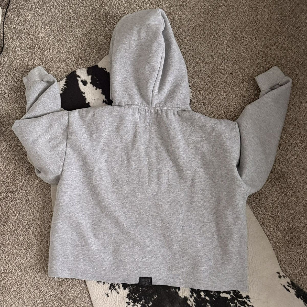 Other Gray hoodie with black graphics Size US S / EU 44-46 / 1 - 2 Thumbnail