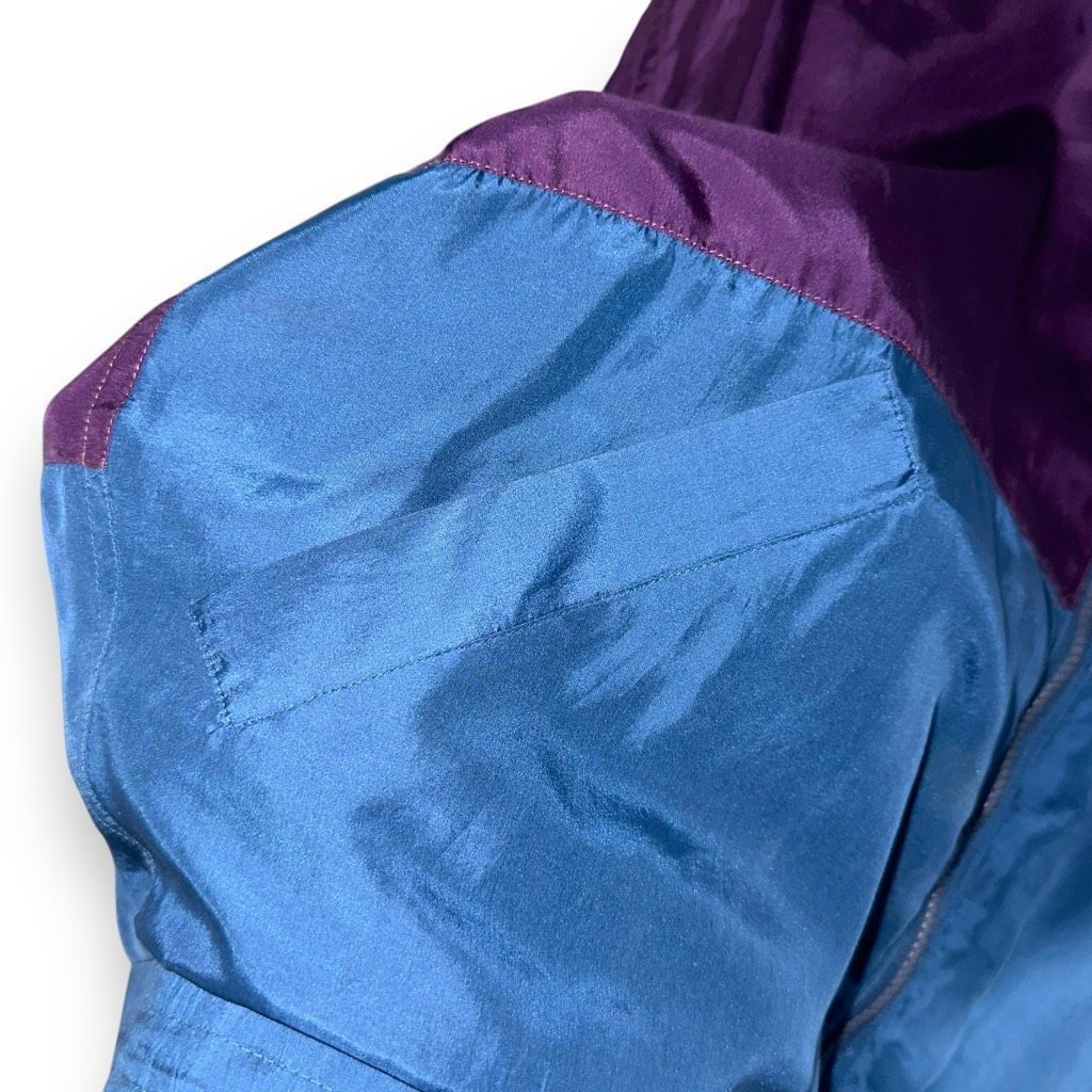 Athletic Works 80s Athletic Works 100% Silk Colorblock Windbreaker Size M Size US M / EU 48-50 / 2 - 6 Thumbnail