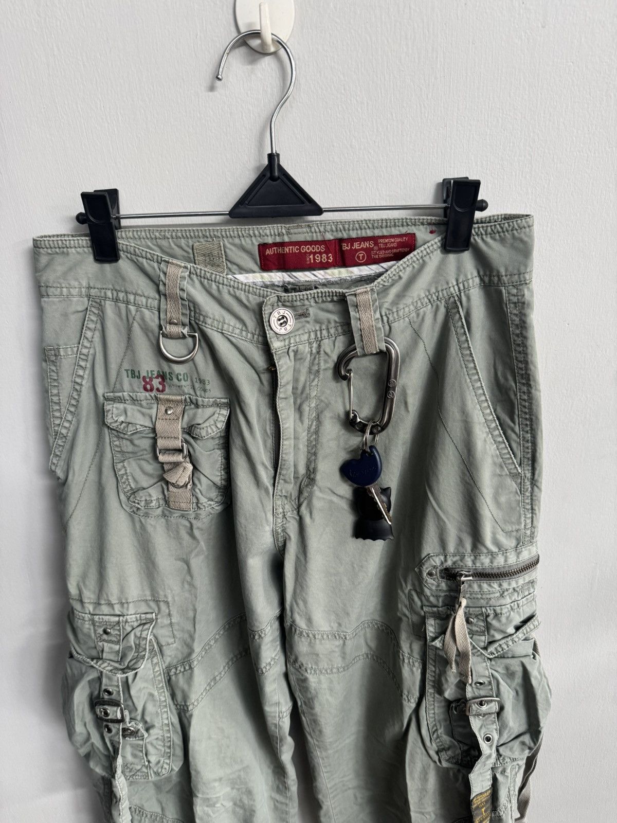 Japanese Brand VINTAGE Y2K BAGGY CARGO PANT WITH MULTI POCKET Size US 28 / EU 44 - 2 Thumbnail