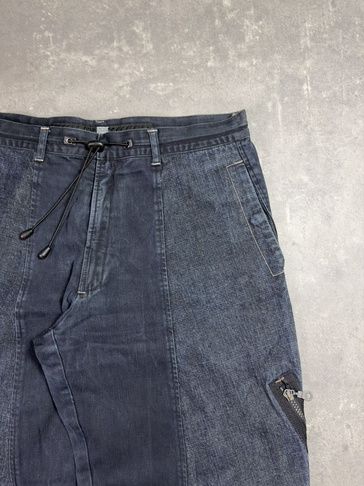 Marithe + Francois Girbaud 00s Marithe + Francois Girbaud Baggy Cargo Zipped Denim 33 Size US 33 - 4 Thumbnail