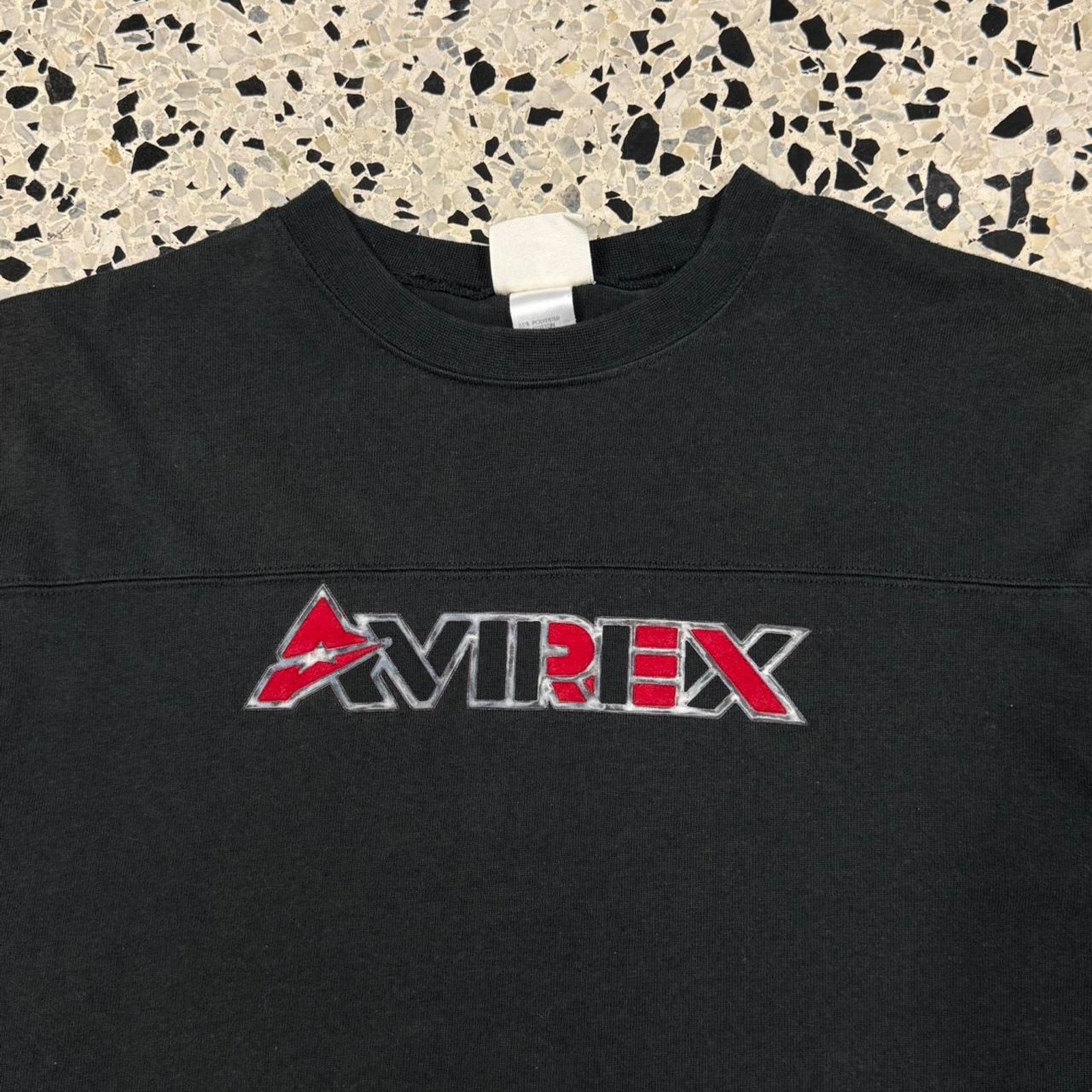 Avirex × Vintage VINTAGE Y2K AVIREX LOGO THERMAL L/S TEE: Size US L / EU 52-54 / 3 - 2 Thumbnail