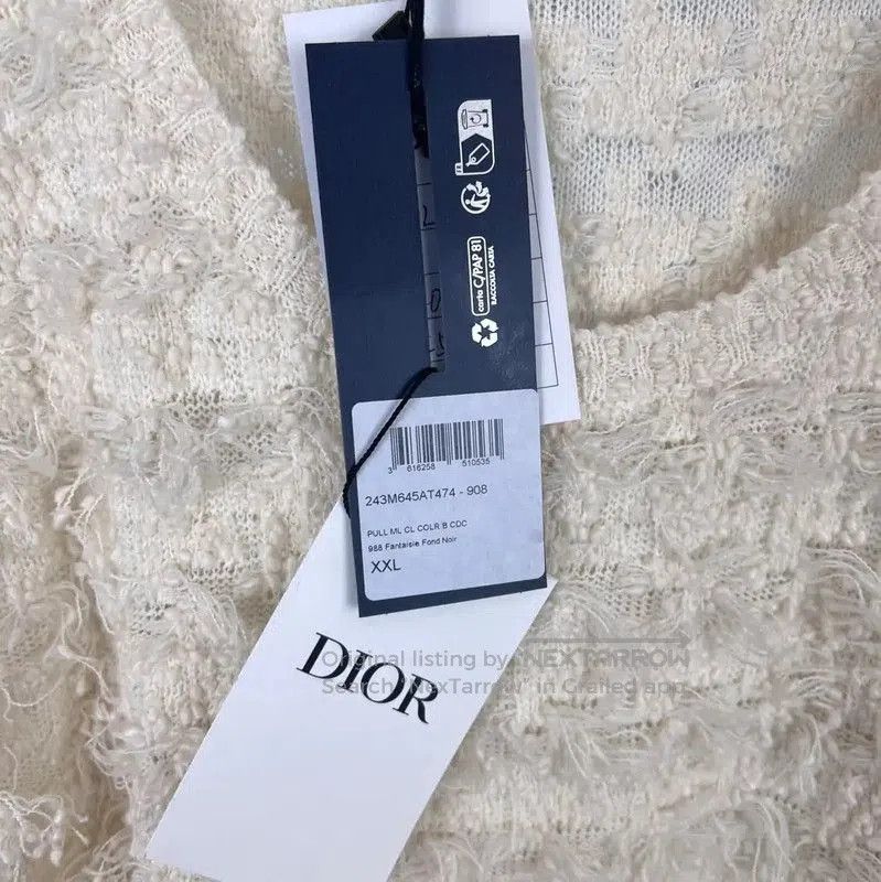 Dior Dior White Women's Sweater Tank Top . Size XL / US 12-14 / IT 48-50 - 4 Thumbnail