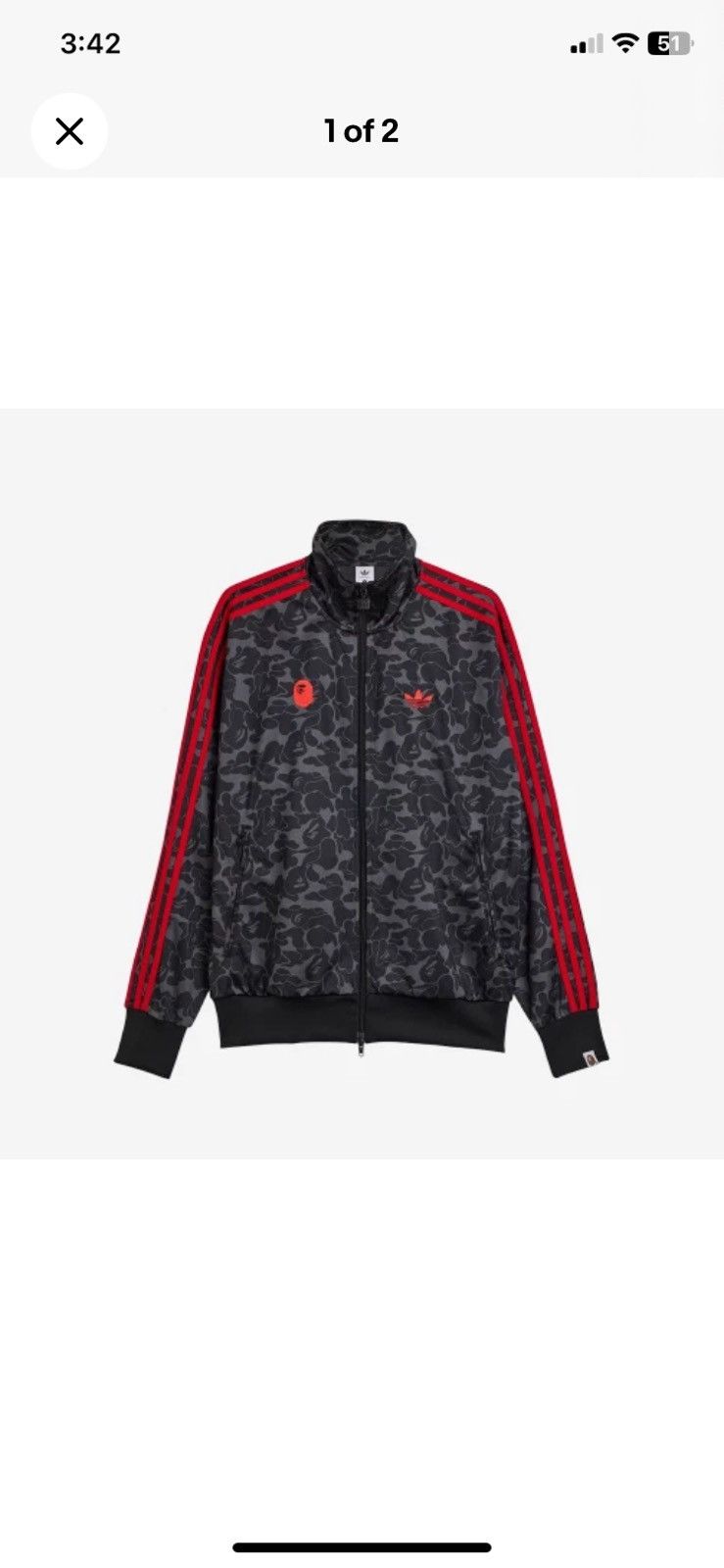 Adidas x Bape firebird track top