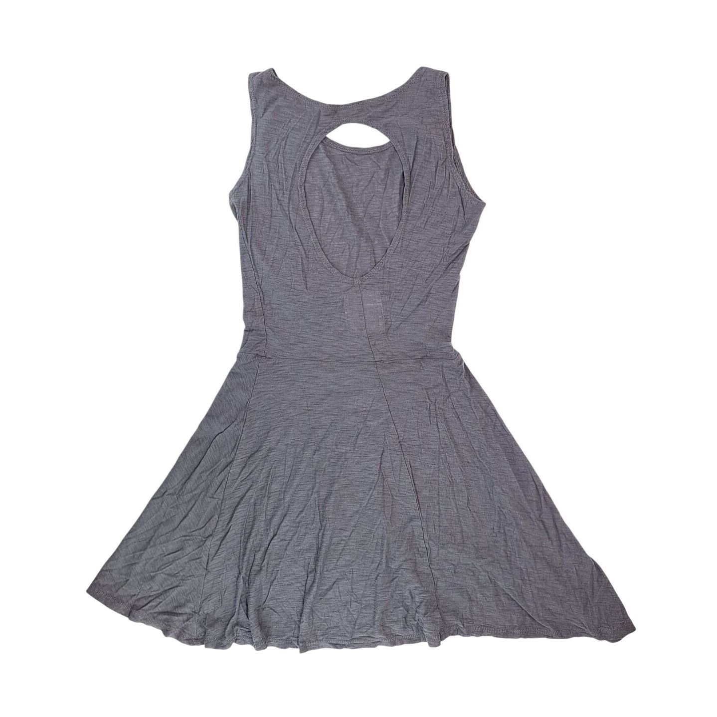 Other Natural Michelle Creative Factory Gray Tank Skater Dress Cut Size M / US 6-8 / IT 42-44 - 2 Thumbnail