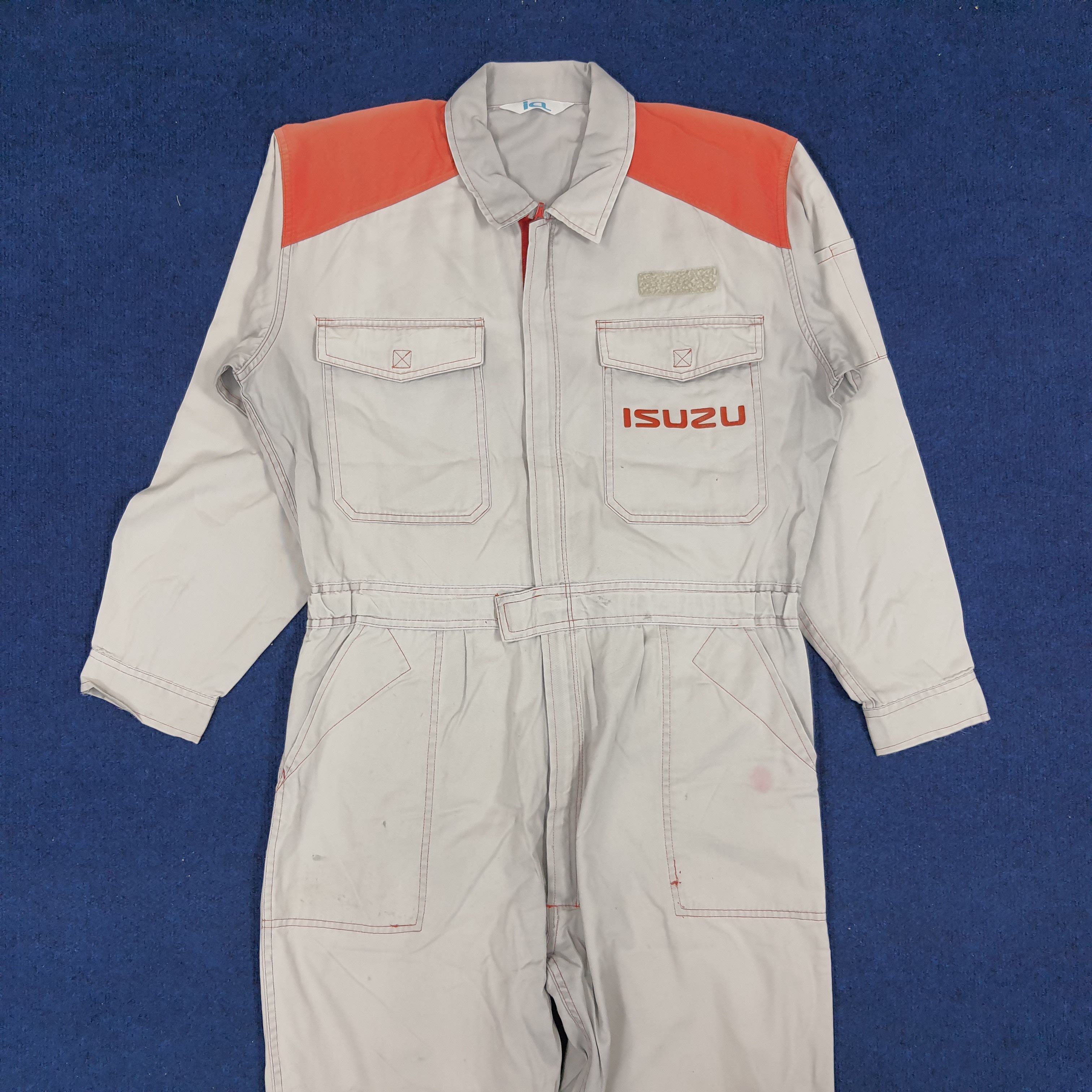 Japanese Brand × Vintage Vintage ISUZU Japan Motorsports Brand Racing Coverall Size US L / EU 52-54 / 3 - 3 Thumbnail