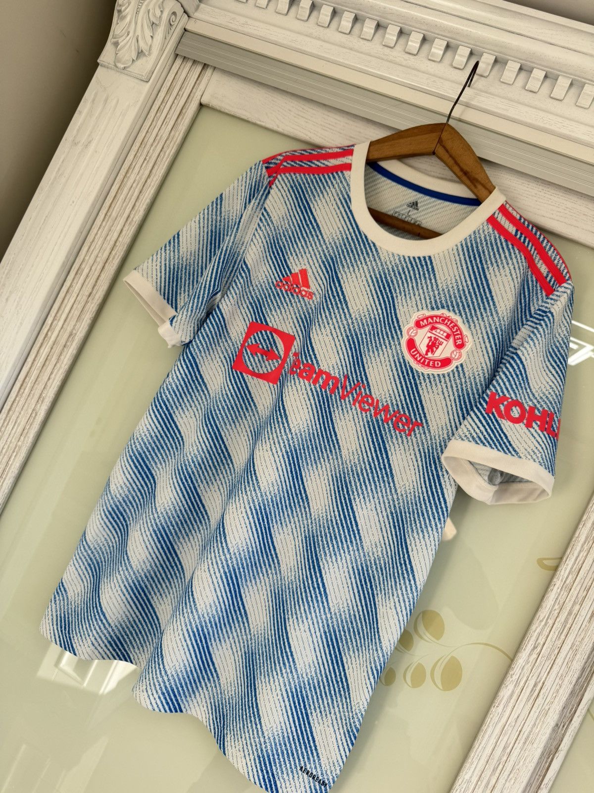 Adidas Ronaldo #7 Manchester United 2021-2022 Away Soccer Jersey Size US L / EU 52-54 / 3 - 4 Thumbnail