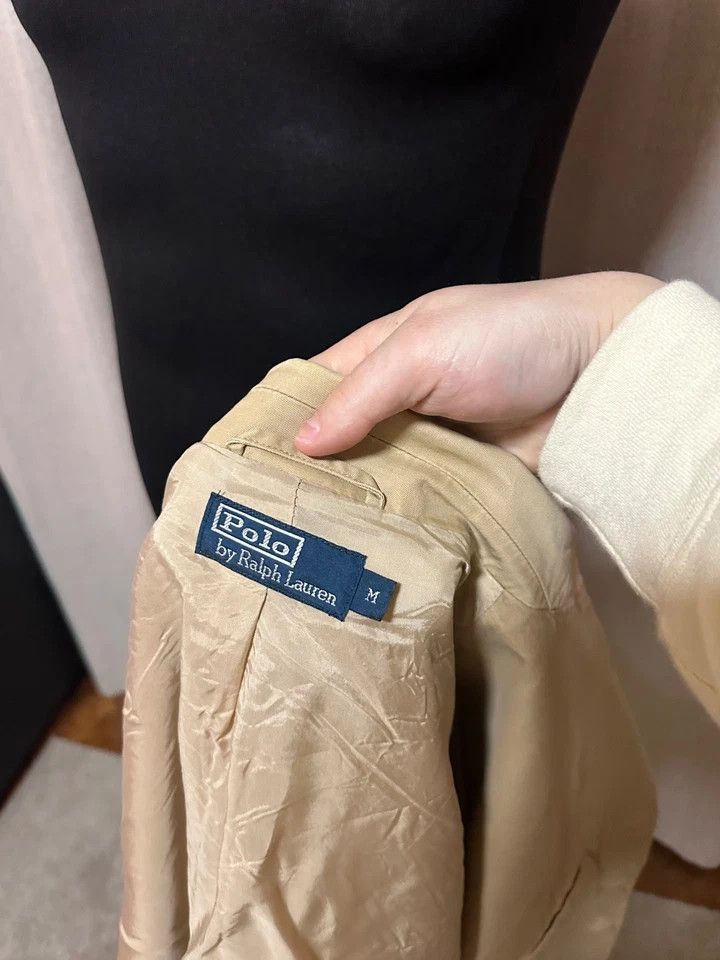 Polo Ralph Lauren Polo Ralph Lauren Blazer & Jacket Cotton Beige Sz M Size 38R - 11 Thumbnail