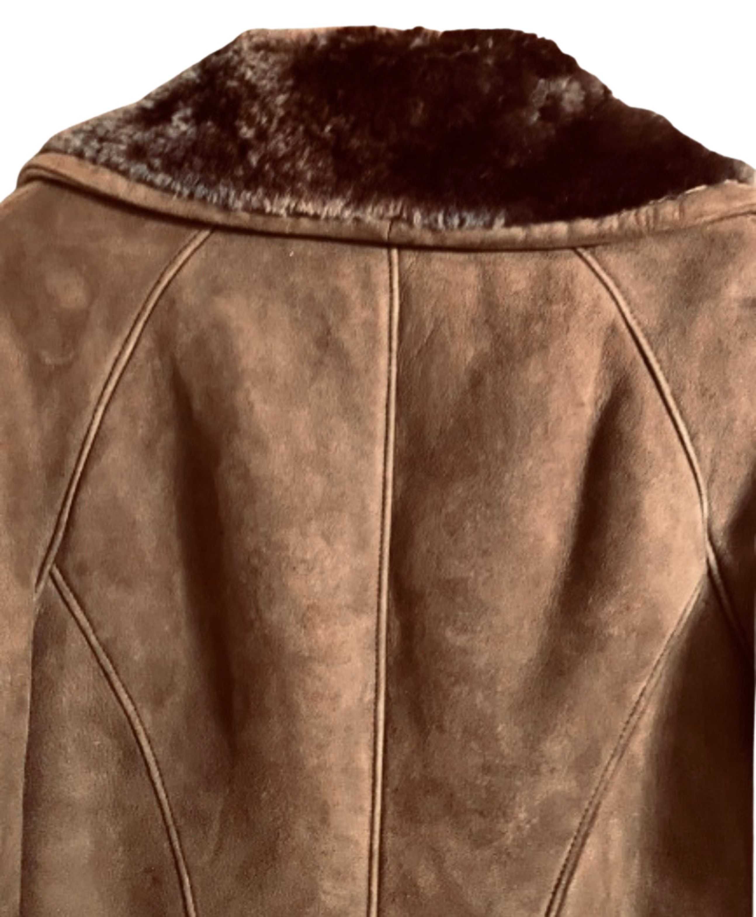 Thierry Mugler Thierry Mugler Original Blue Tag 100% Lamb Shearling Jacket Size S / US 4 / IT 40 - 7 Thumbnail