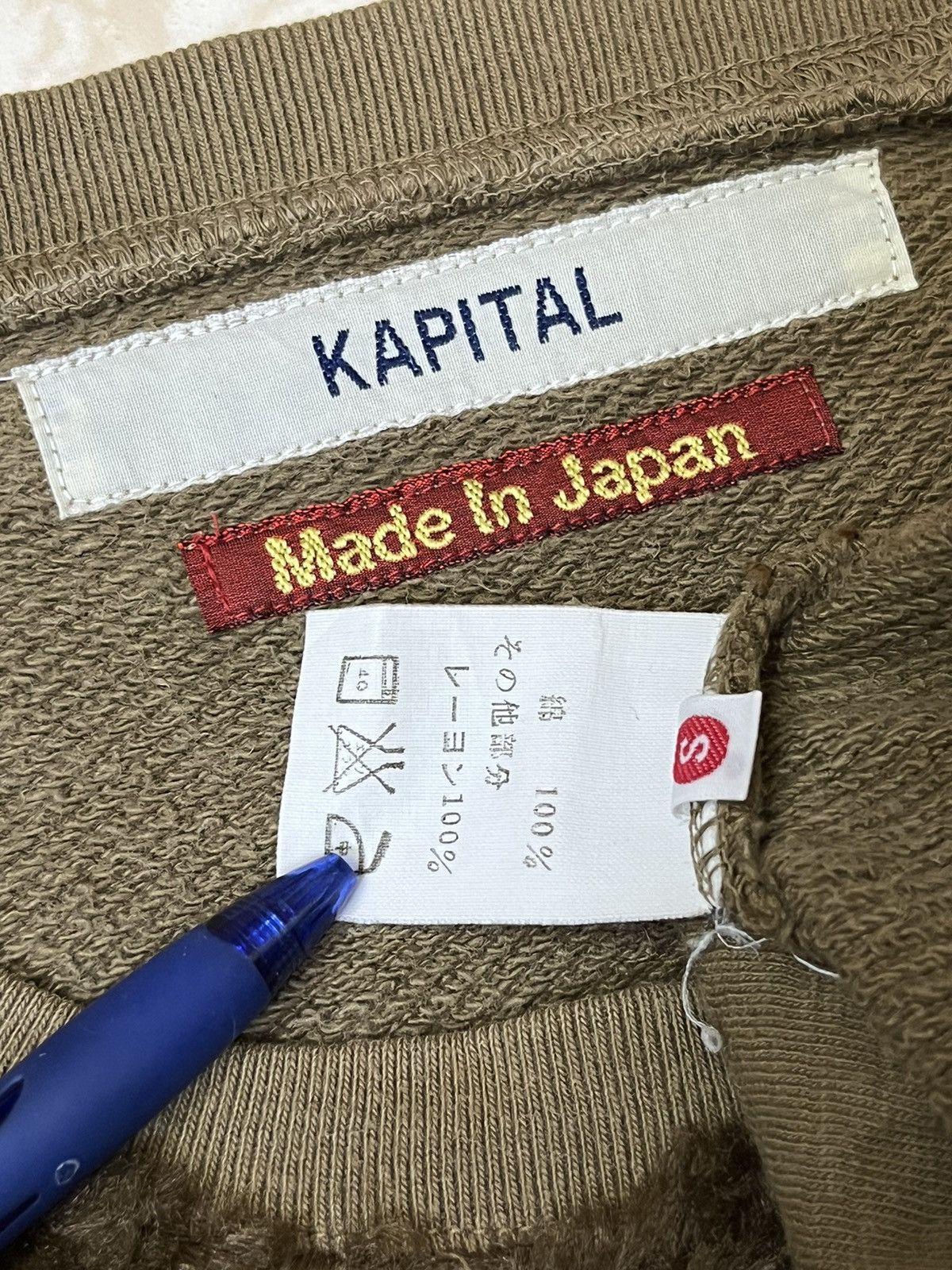 Kapital KAPITAL TEXAS GRIZZLY STATE CREWNECK SWEATSHIRT Size US S / EU 44-46 / 1 - 11 Thumbnail
