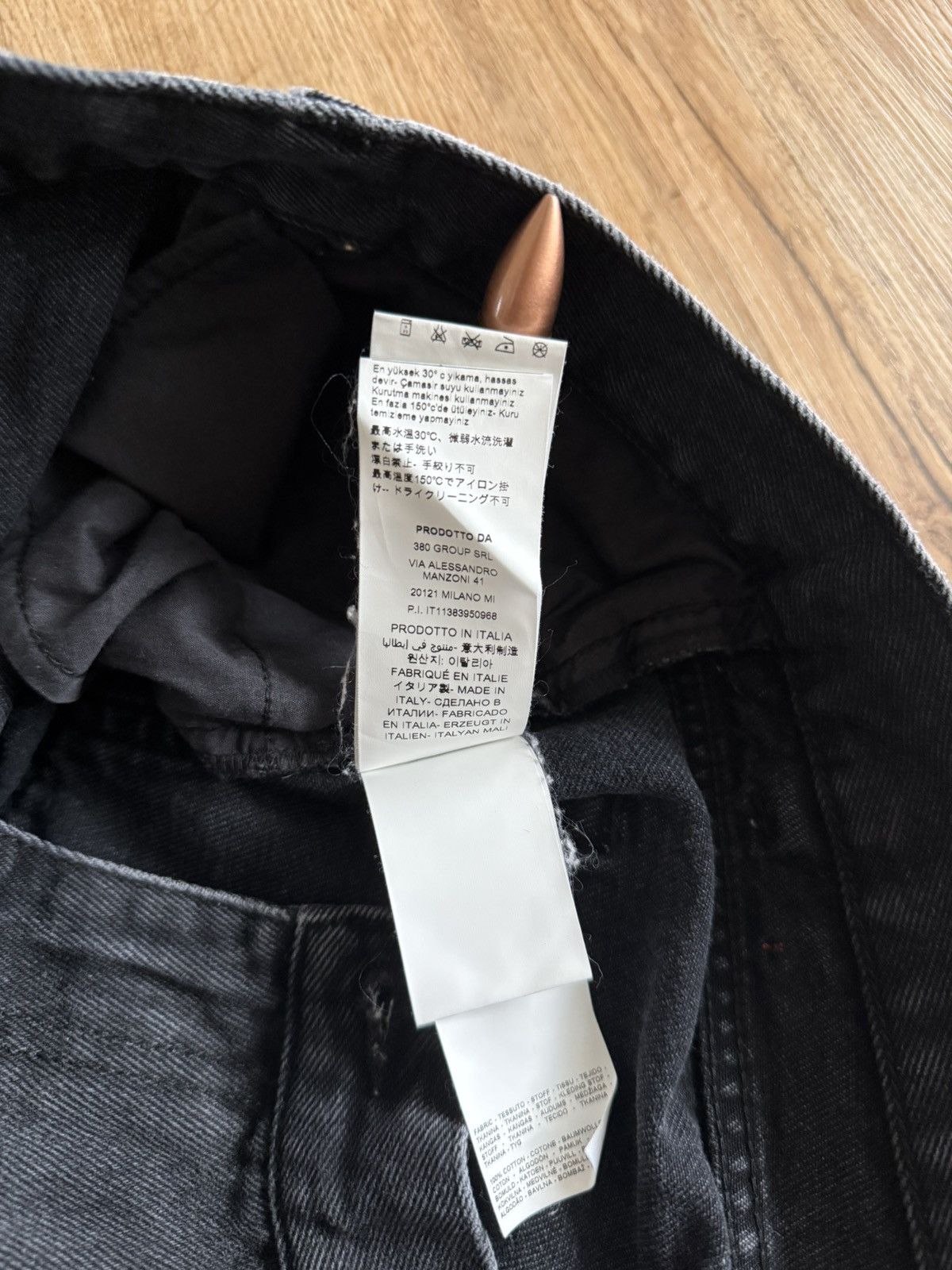 424 424 Straight Jeans – Washed Black Size US 34 / EU 50 - 9 Thumbnail